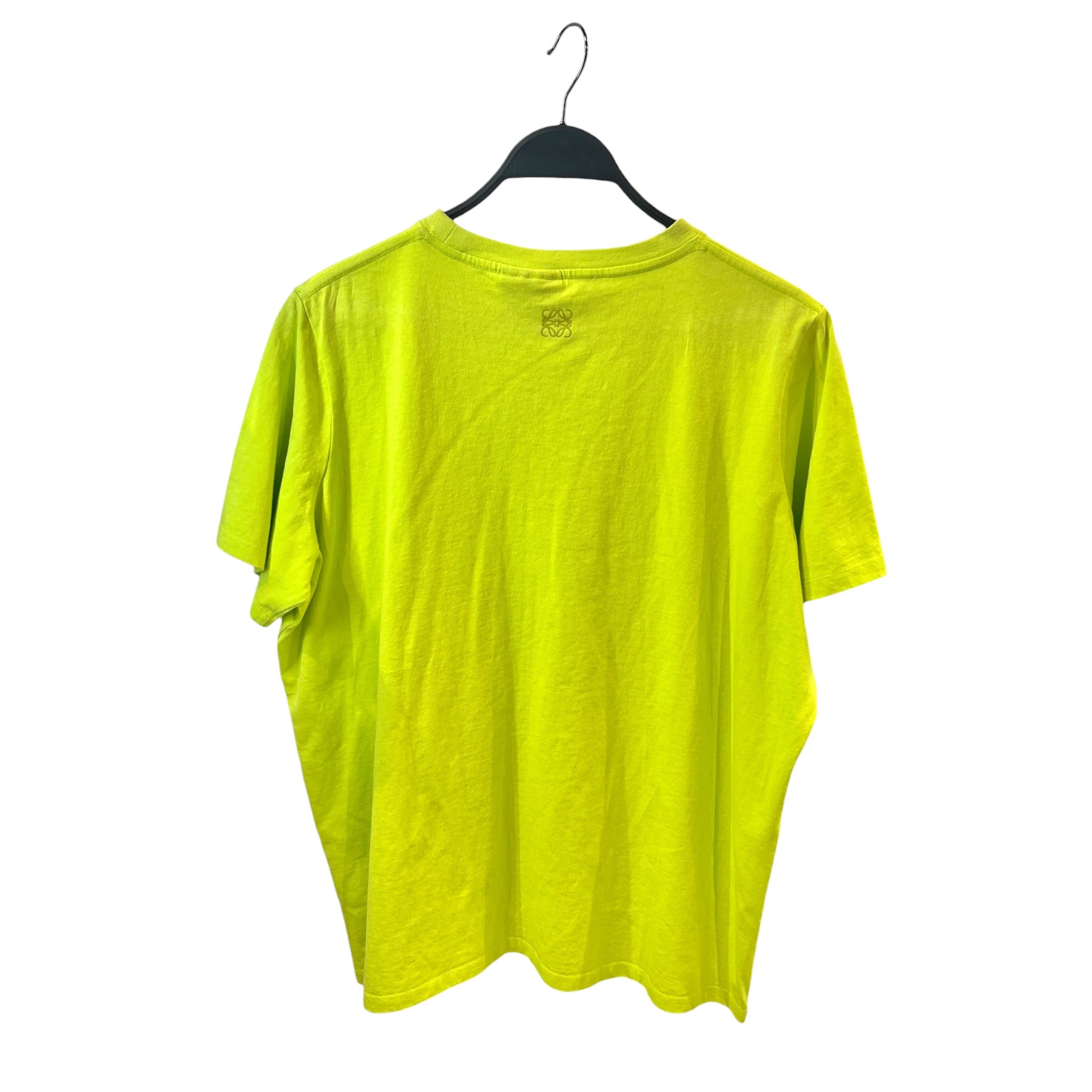LOEWE/SMILEY FACE/T-Shirt/XL/Cotton/GRN/Graphic/blk smiley face view 2