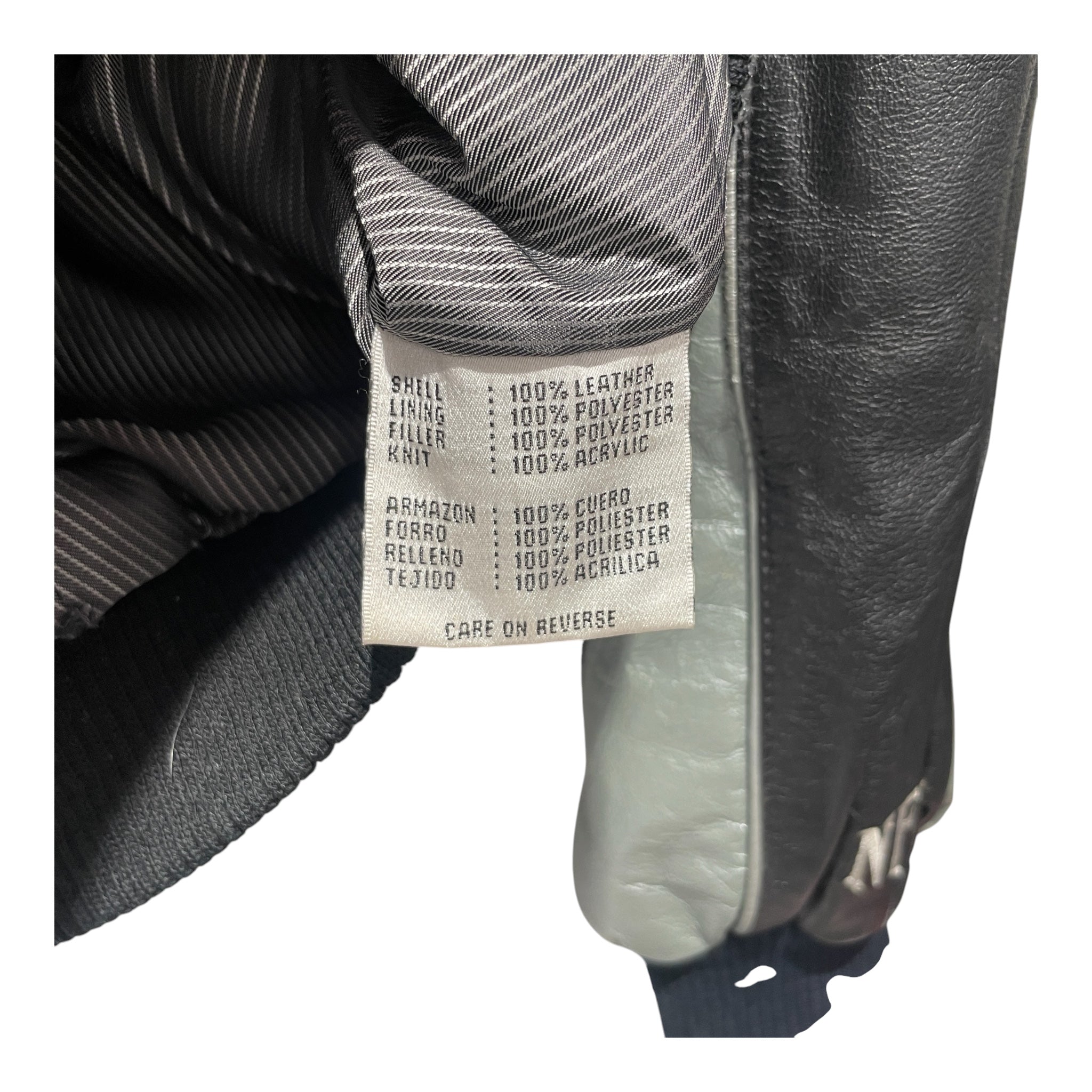 NFL/Leather Jkt/XL/Leather/BLK/RAIDERS view 3