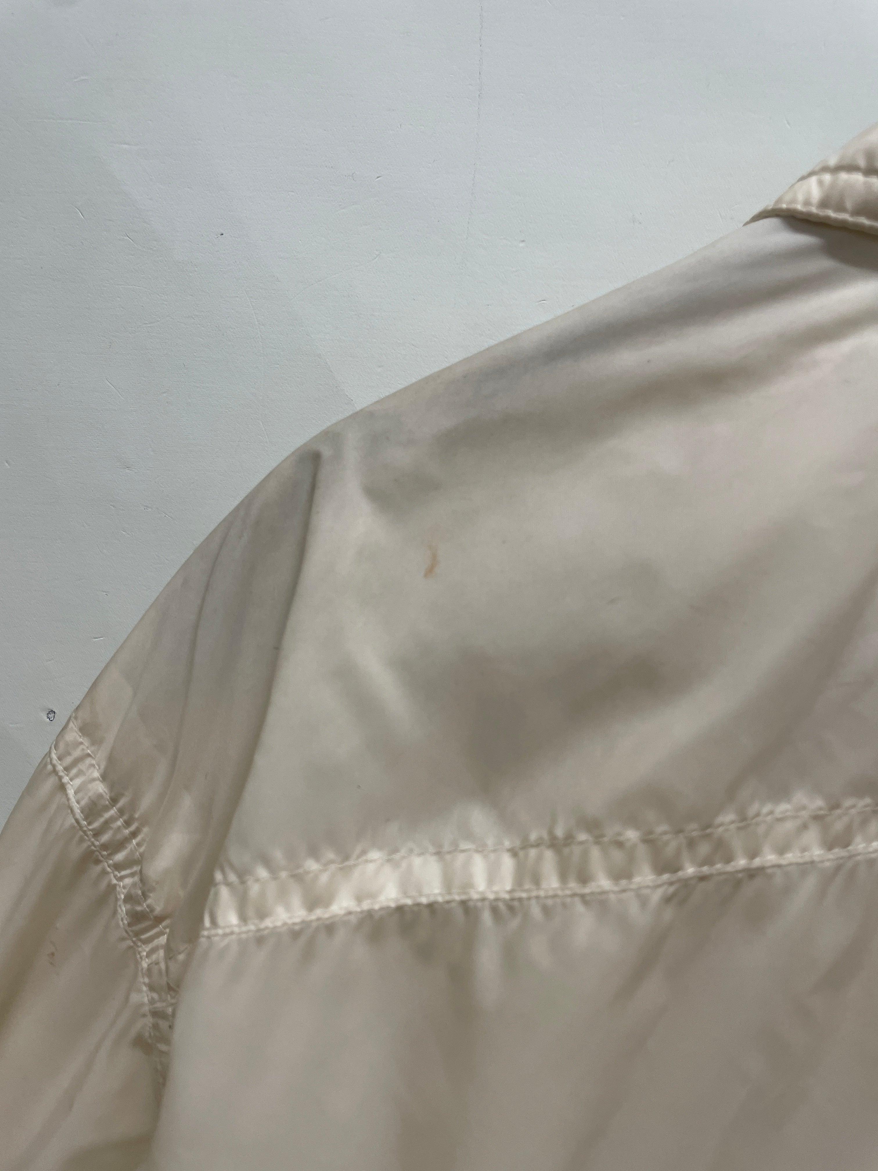 RICK OWENS DRKSHDW/Jacket/L/Nylon/CRM/CROP TACTILE view 6