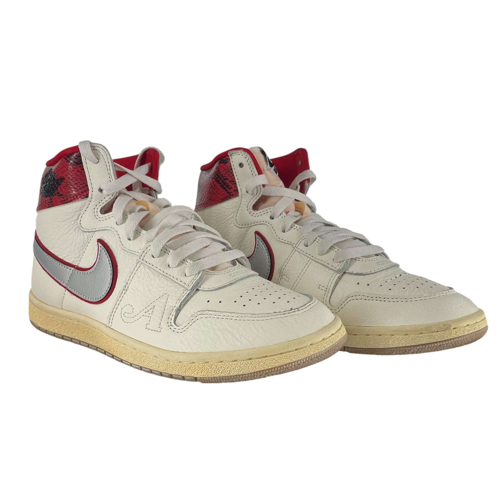 NIKE/Awake NY/Hi-Sneakers/US 9.5/Leather/WHT/AIR SHIP - FN8675-100 view 1