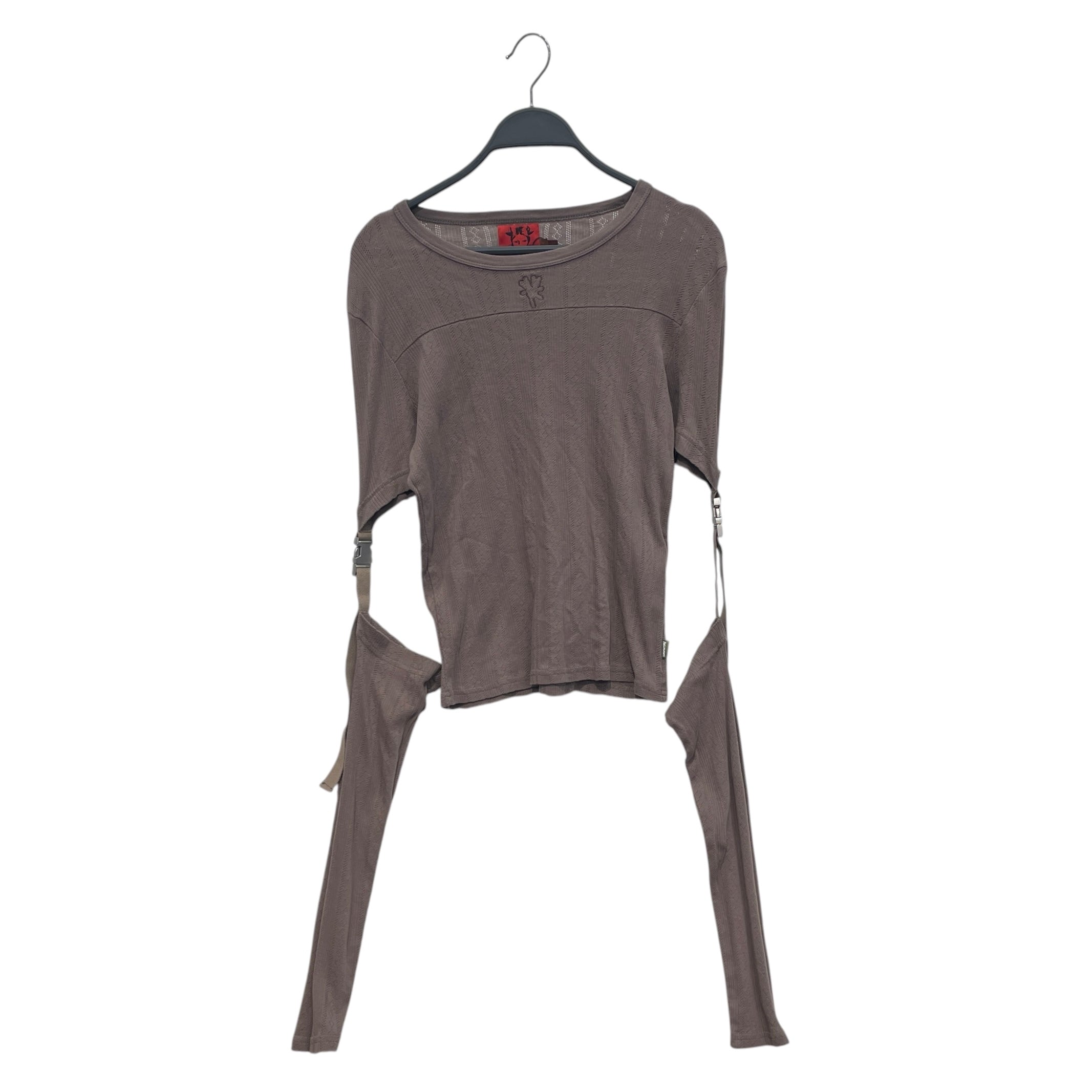 Heaven By Marc Jacobs/LS T-Shirt/M/Cotton/BRW/UNBUCKLABLE SLEEVES view 1