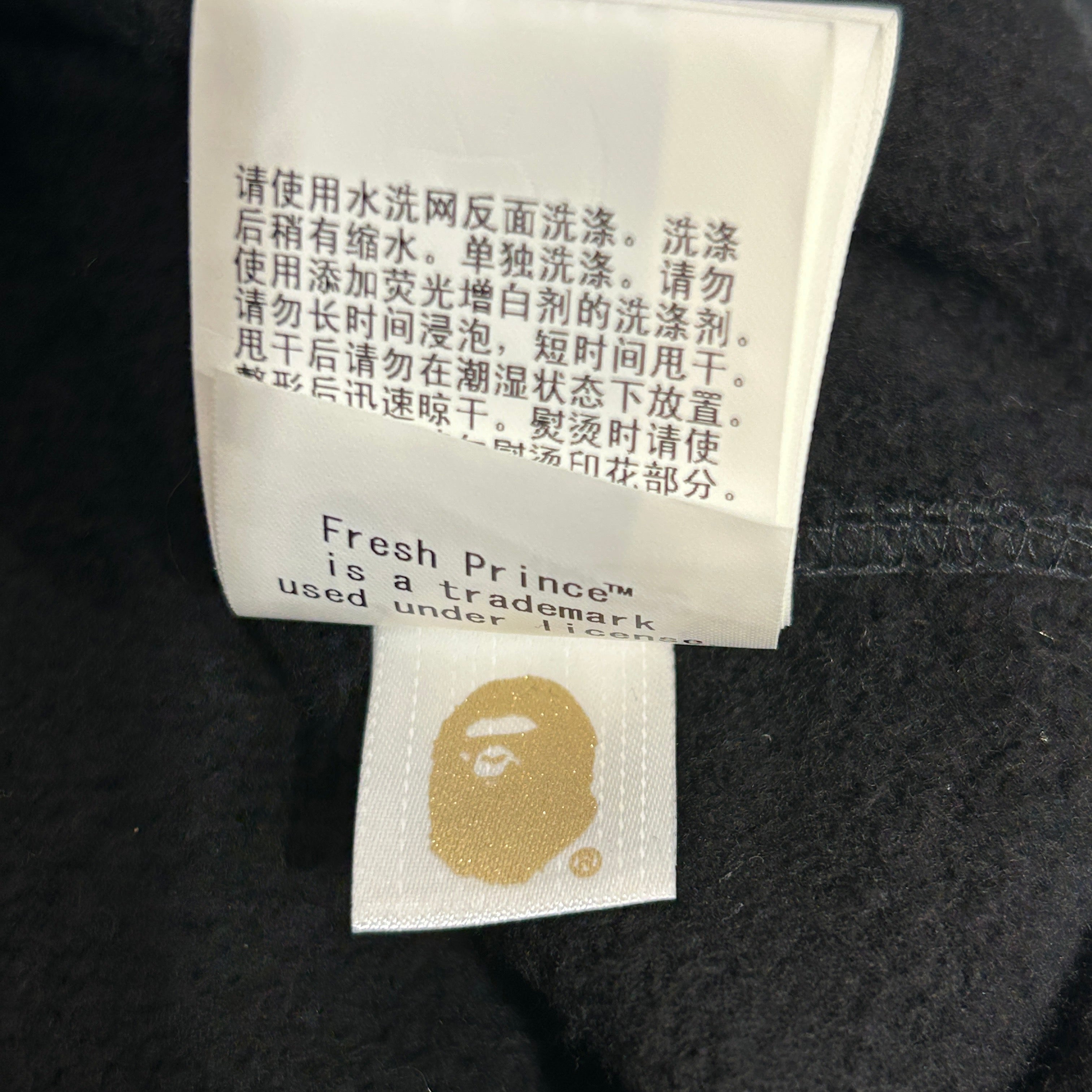 A BATHING APE/Sweater/M/Cotton/BLK/FRESH PRINCE view 4