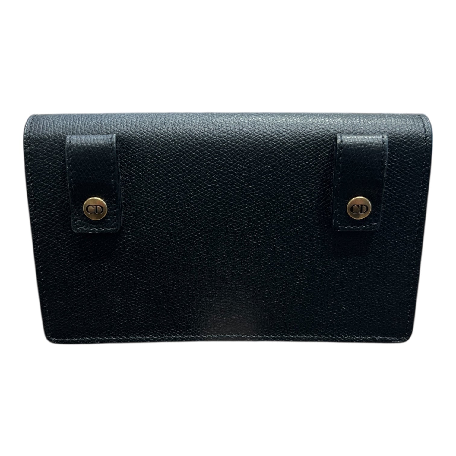 Christian Dior/Hand Bag/Leather/BLK/Dior saddle view 2