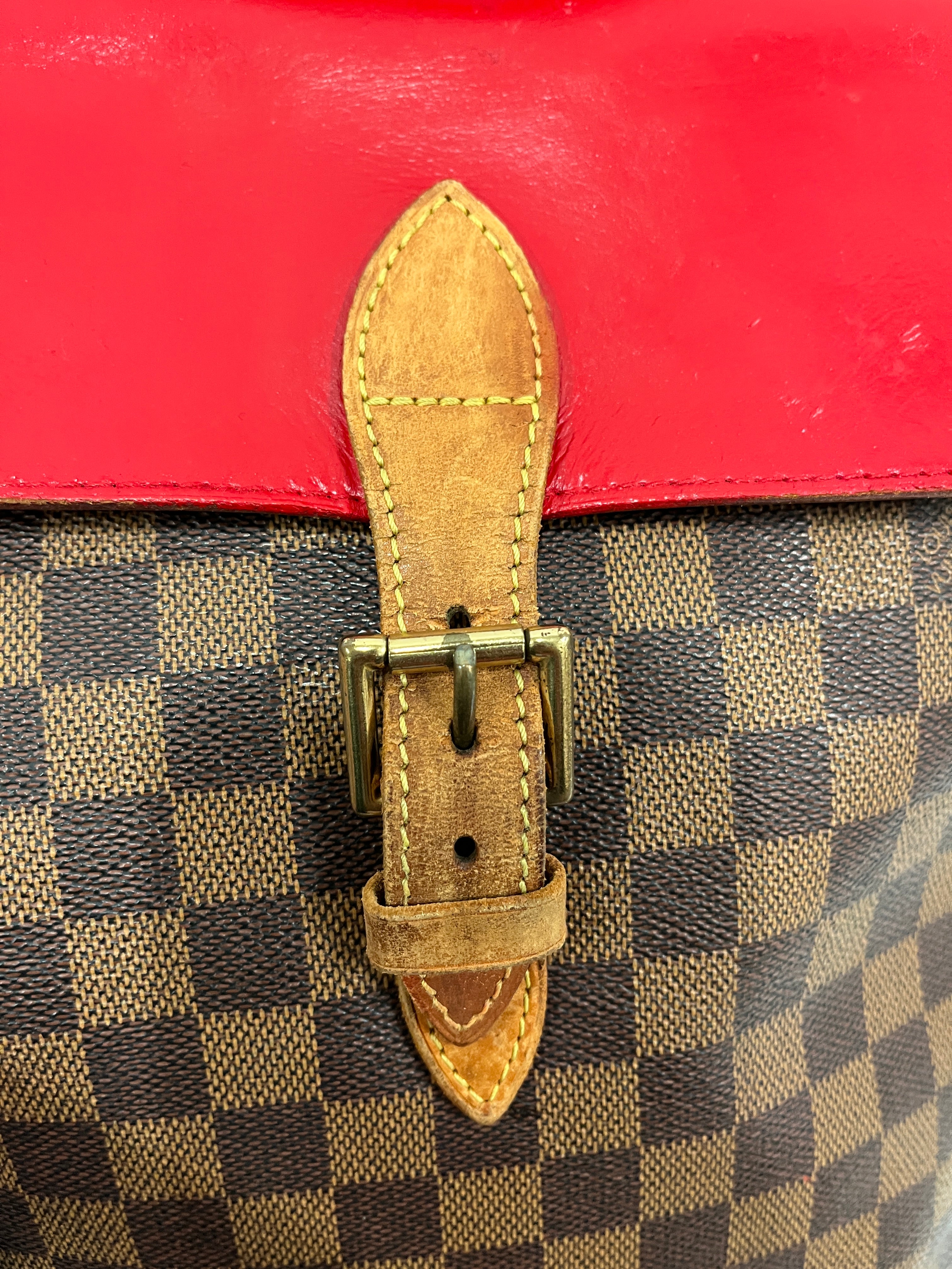 LOUIS VUITTON/Backpack/Leather/RED/SOHO BACKPACK view 6