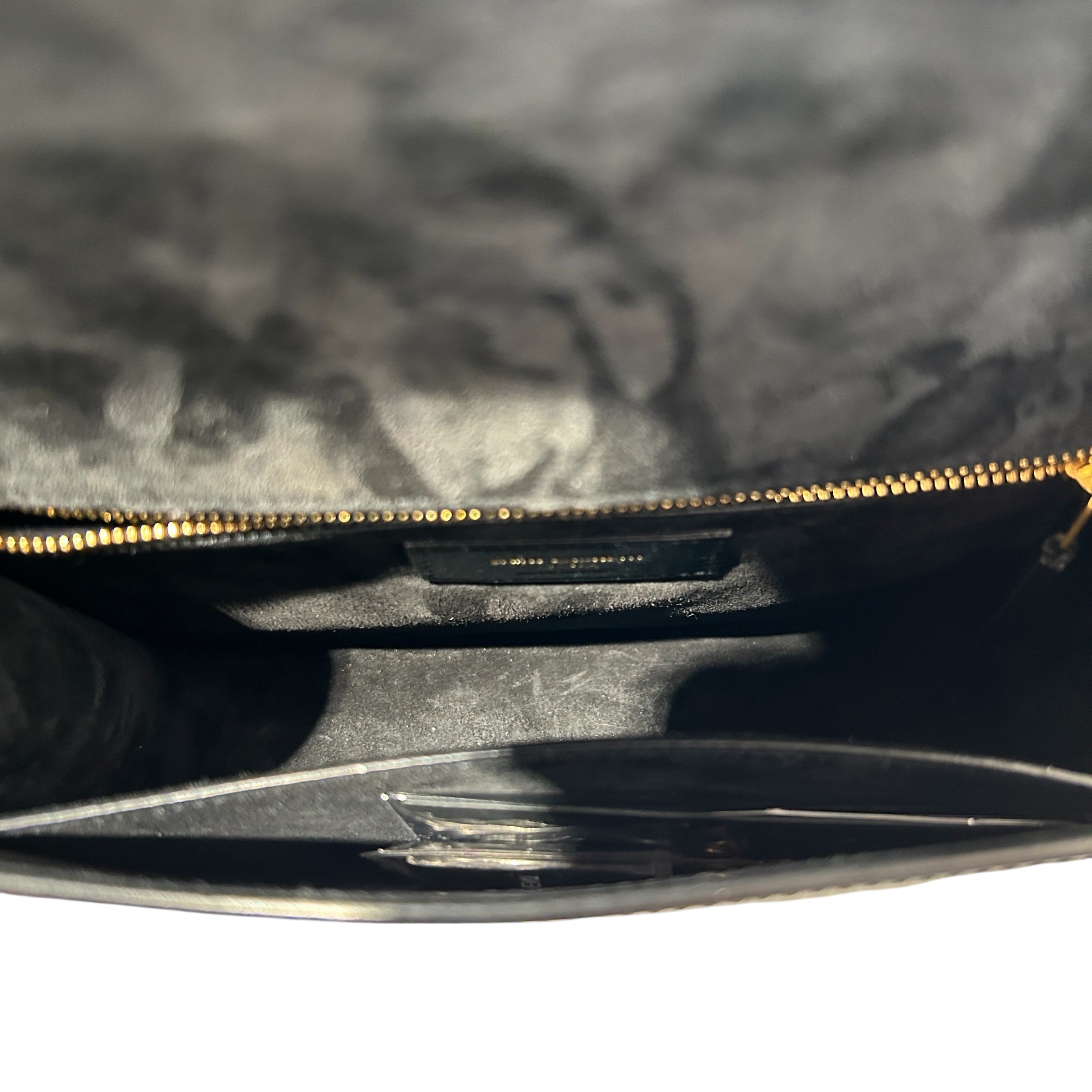 SAINT LAURENT/Cross Body Bag/Leather/BLK/patent leather view 6