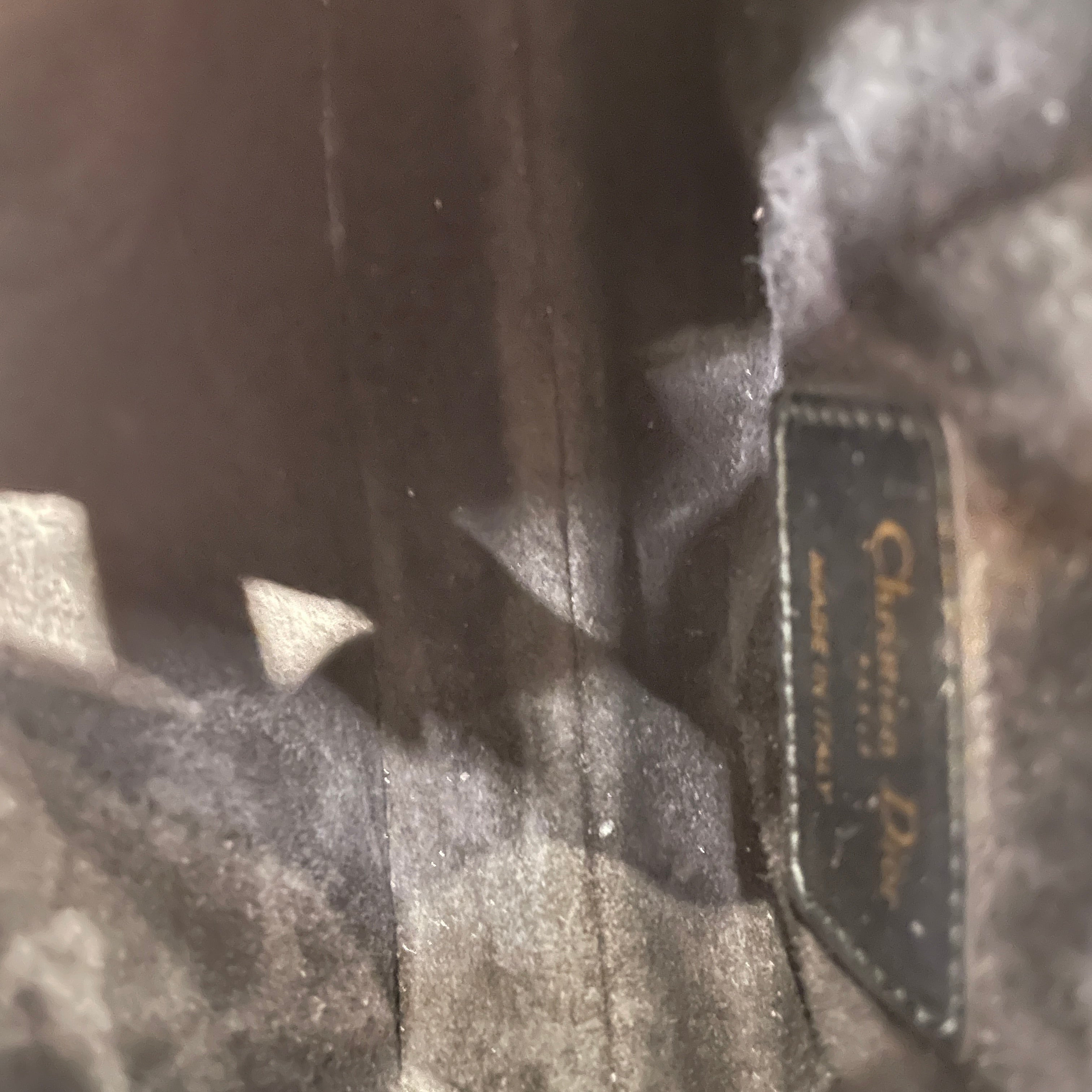 Christian Dior/Bag/Leather/BLK/MINI SADDLE BAG view 4