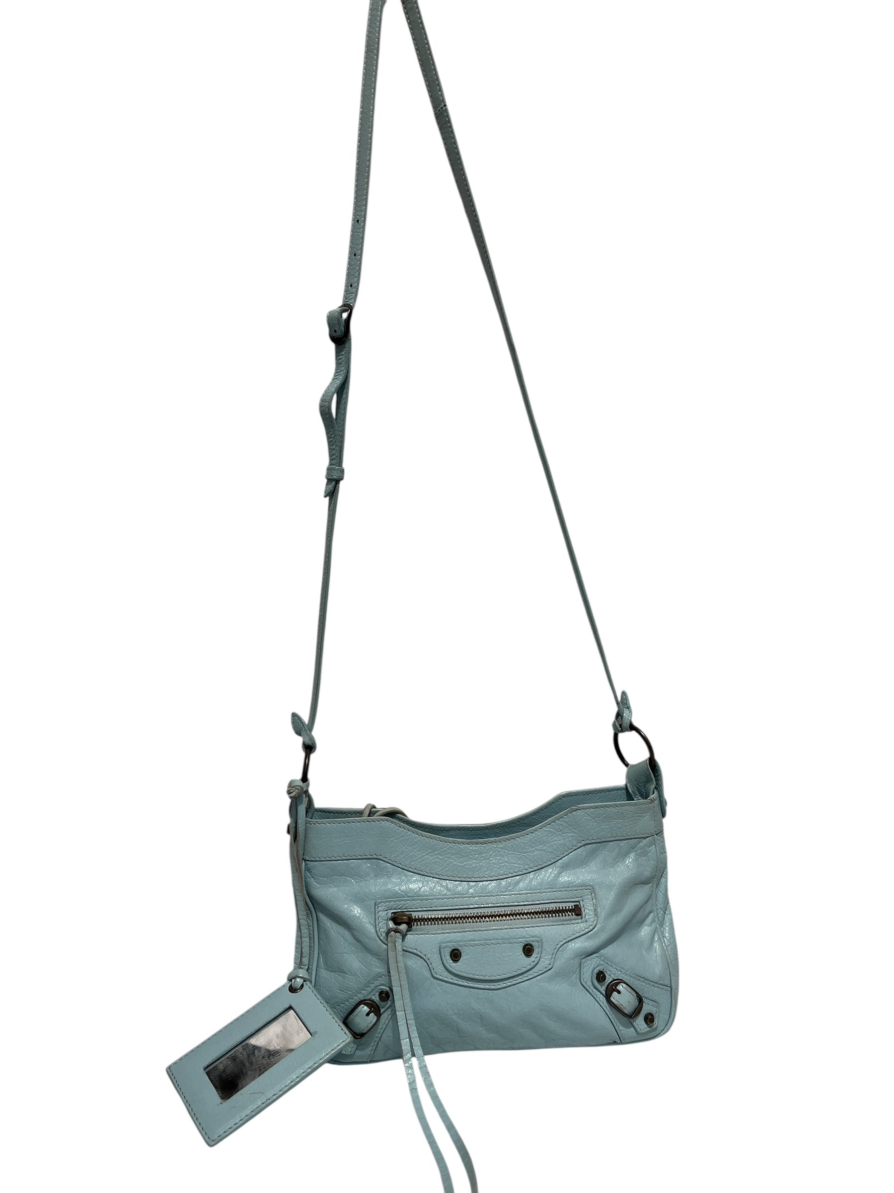 BALENCIAGA/Hand Bag/Lambskin/BLU/242803 view 1