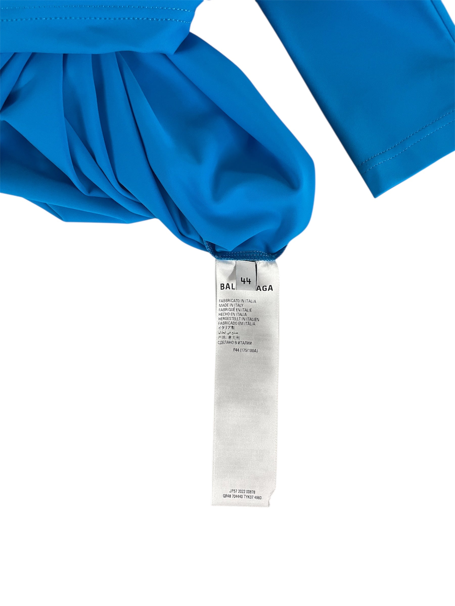 BALENCIAGA/LS Dress/44/Nylon/BLU/JP57 2022 00878 view 4