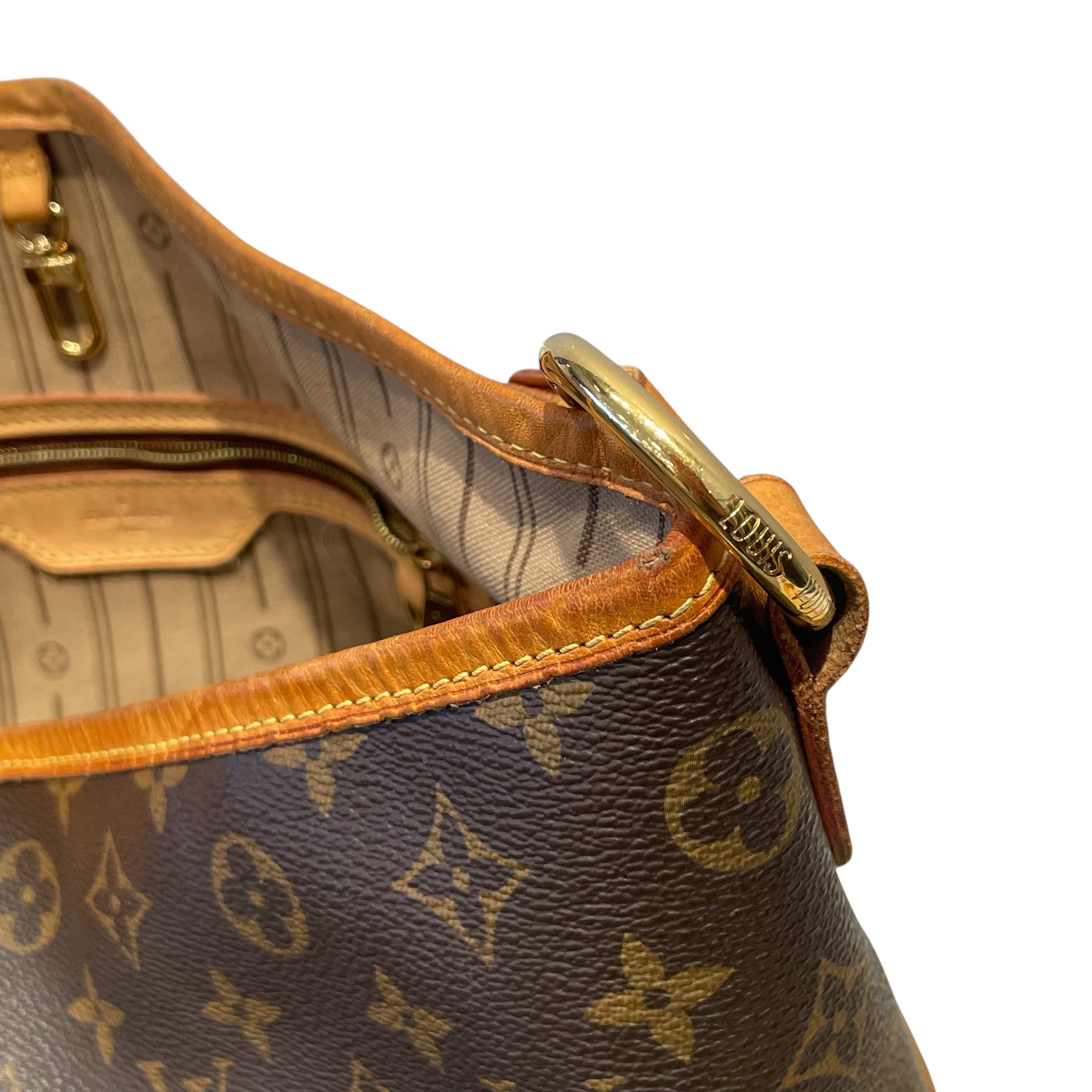 LOUIS VUITTON/Tote Bag/Leather/BRW/Delightful MM view 9