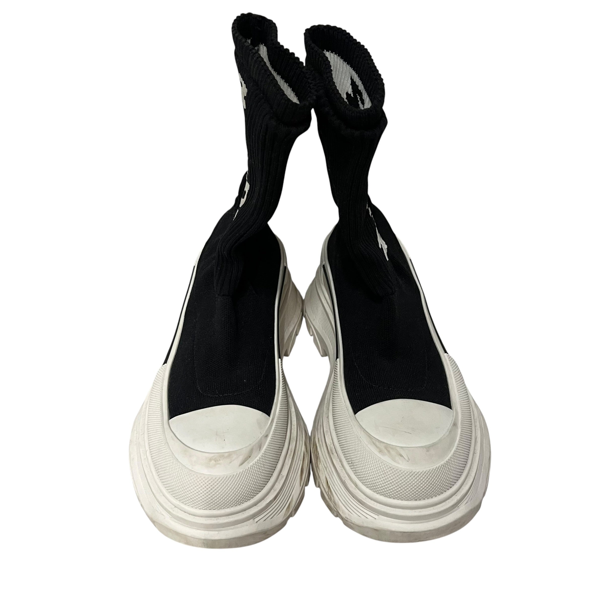 Alexander McQueen/Hi-Sneakers/alexand mcqueen sock platform view 4
