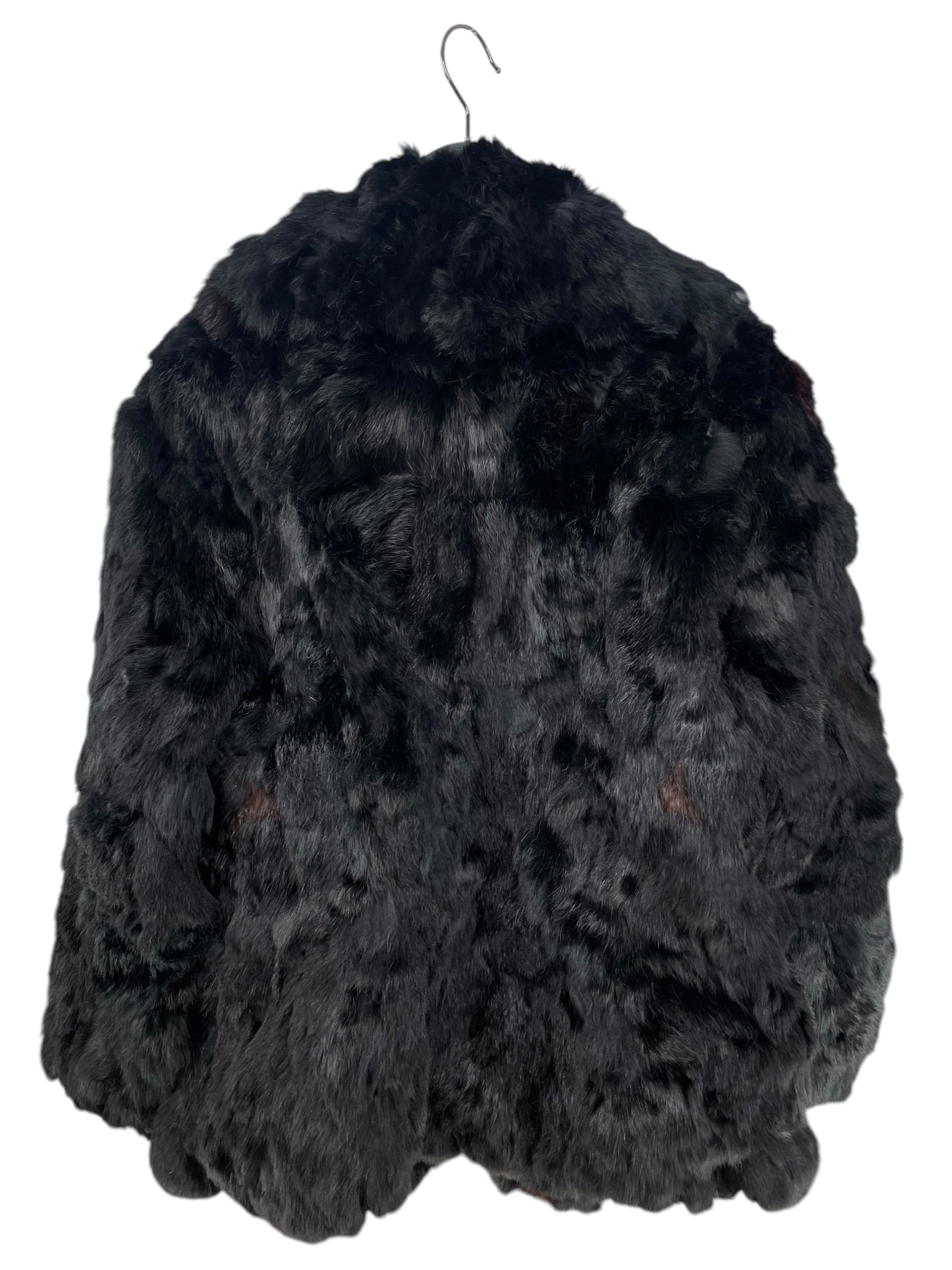 KAMAL/Jacket/M/Fur/BLK/RABBIT FUR COAT view 2