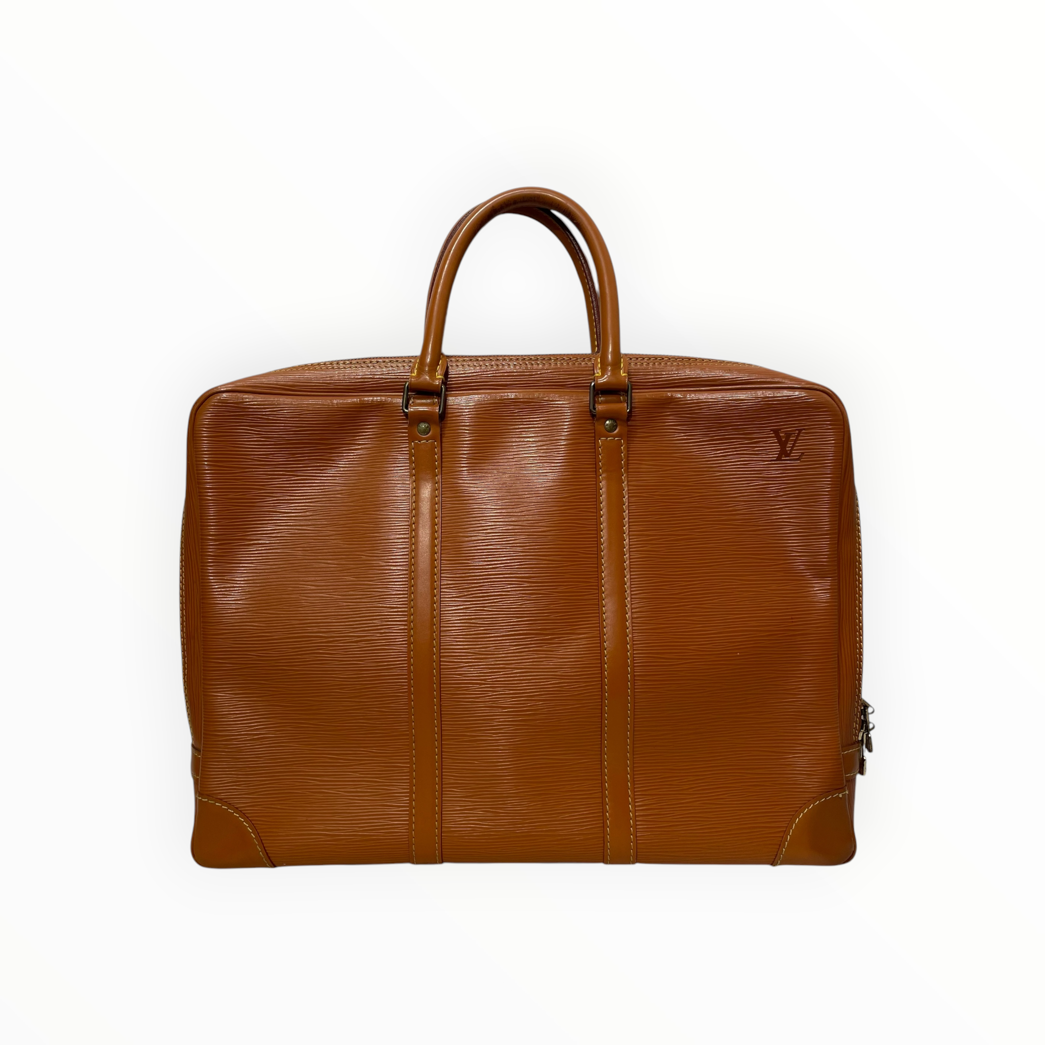 LOUIS VUITTON/Briefcase/Leather/CML/Epi Porte Documents ZipanguGLD view 1