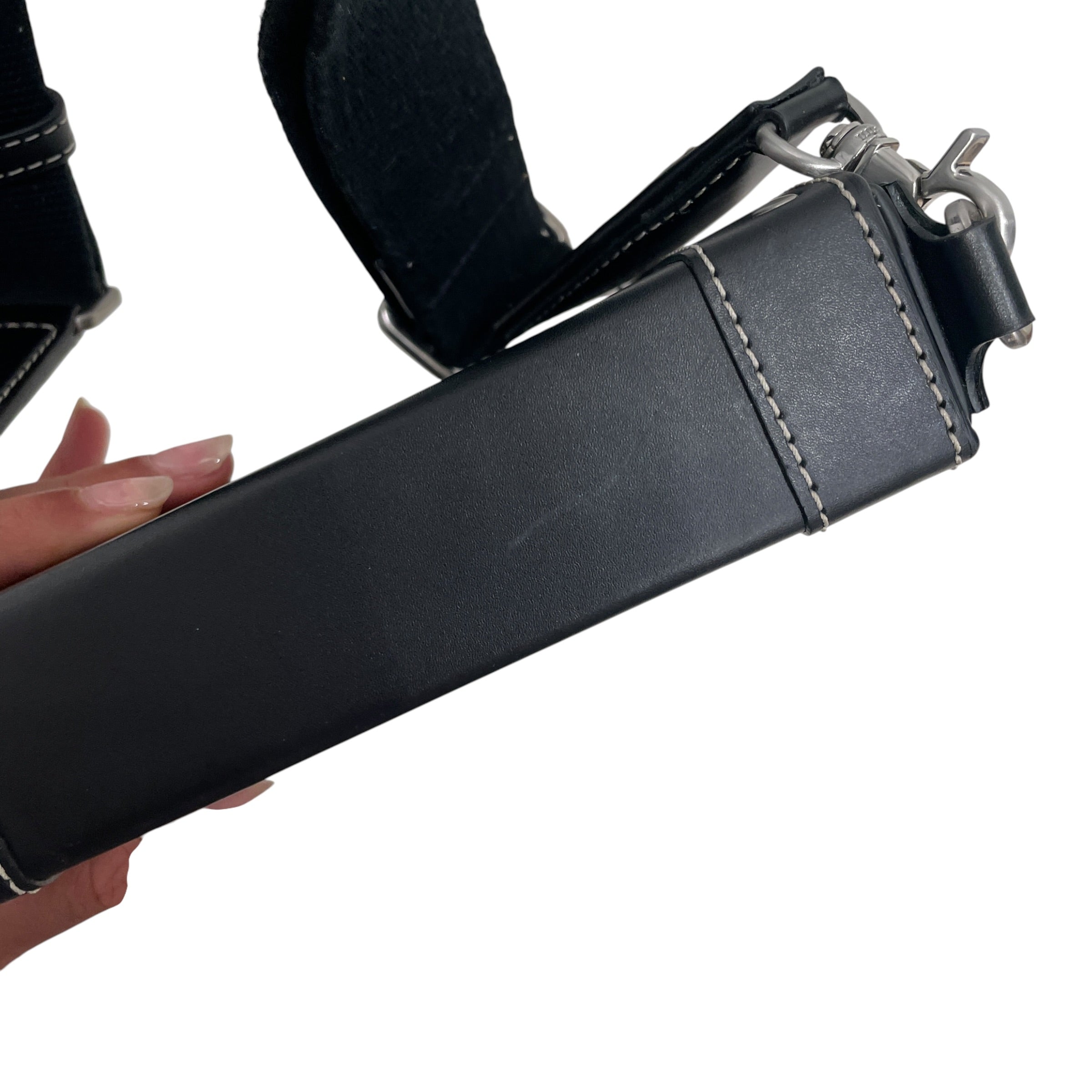 AMI PARIS/Cross Body Bag/Leather/BLK/ view 5