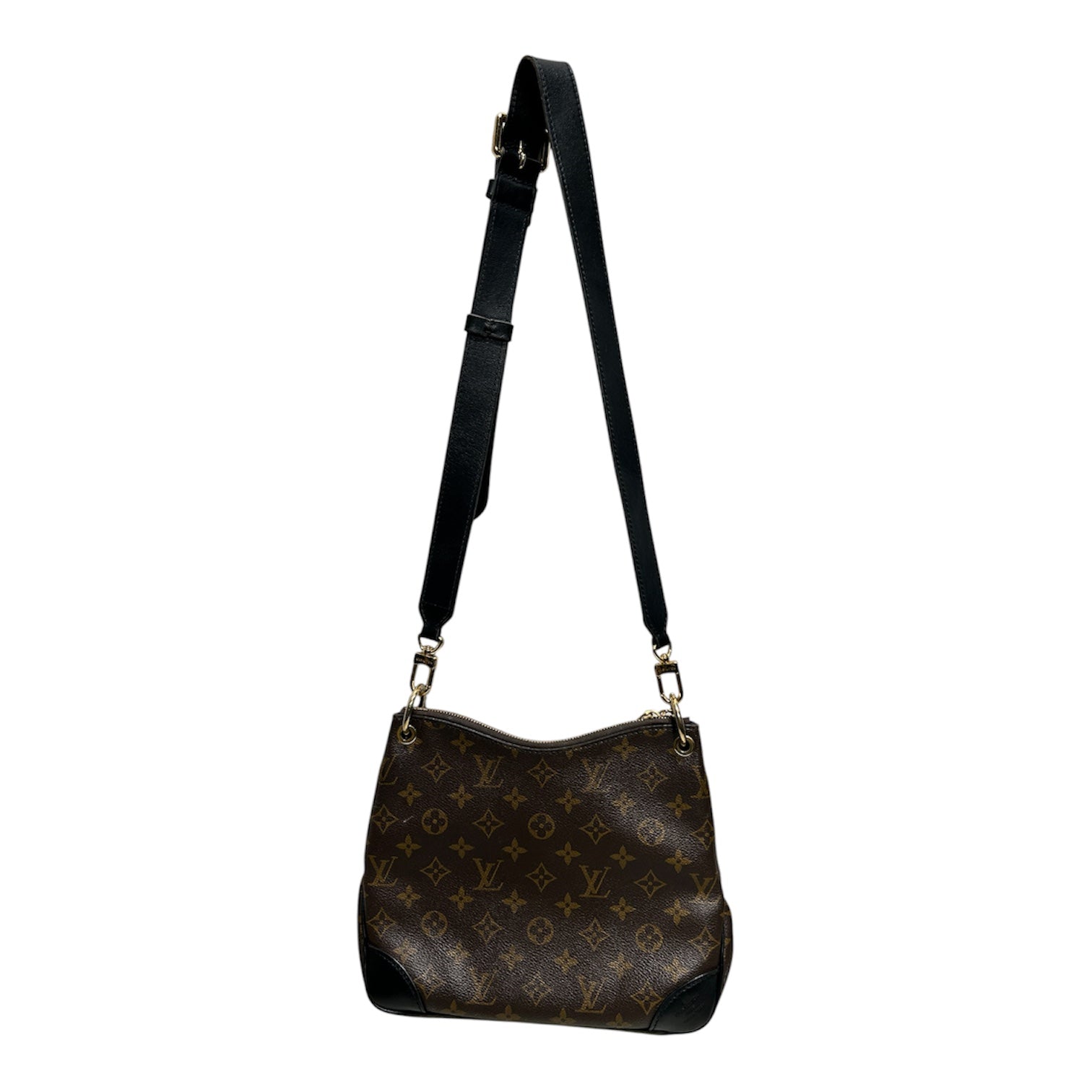 LOUIS VUITTON/Cross Body Bag/Monogram/Leather/BRW/ODEON PM SHOULDER BAG view 1