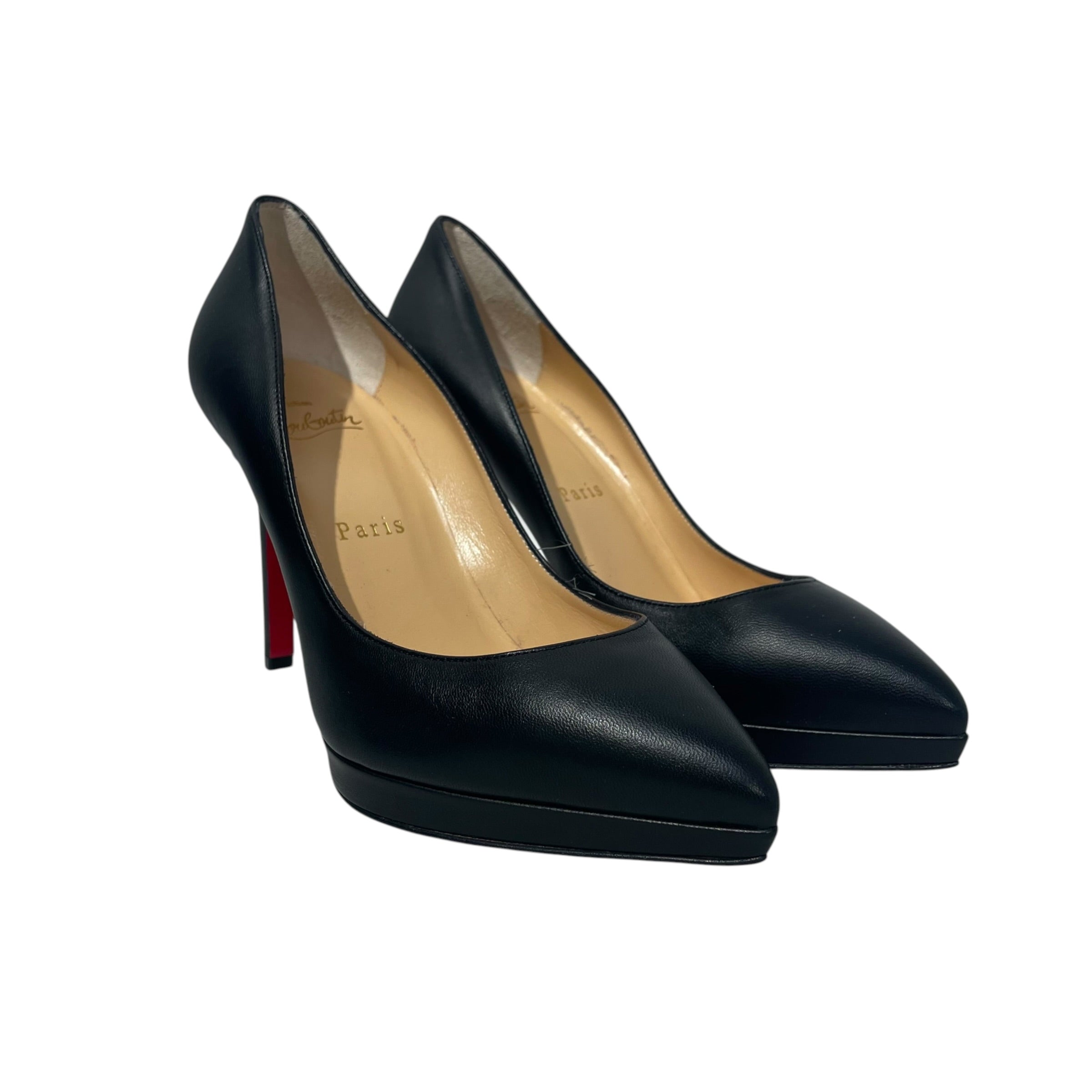 Christian Louboutin/Heels/EU 36.5/Leather/BLK/ view 1