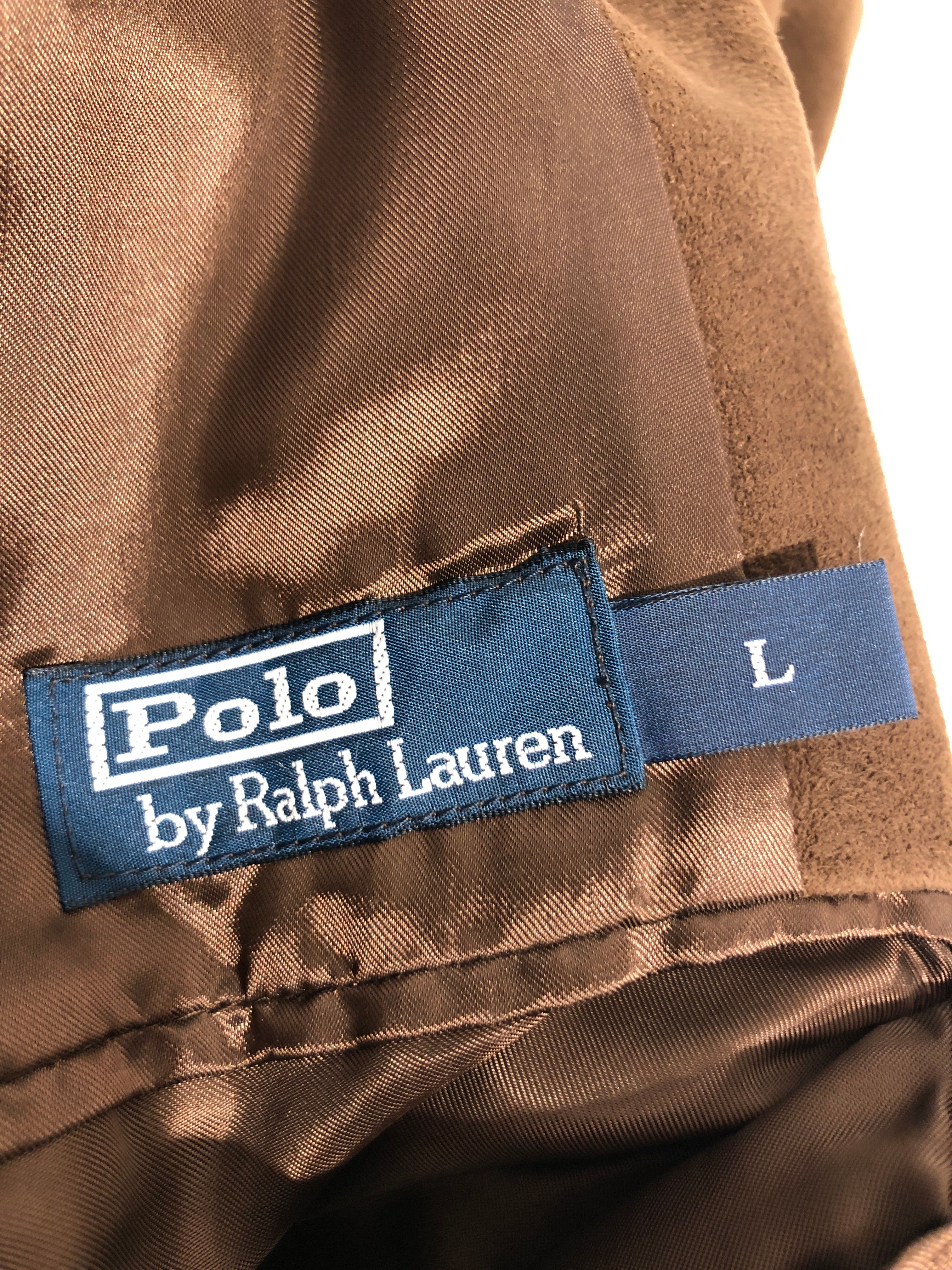 POLO RALPH LAUREN/Jacket/L/Suede/BRW/ view 6