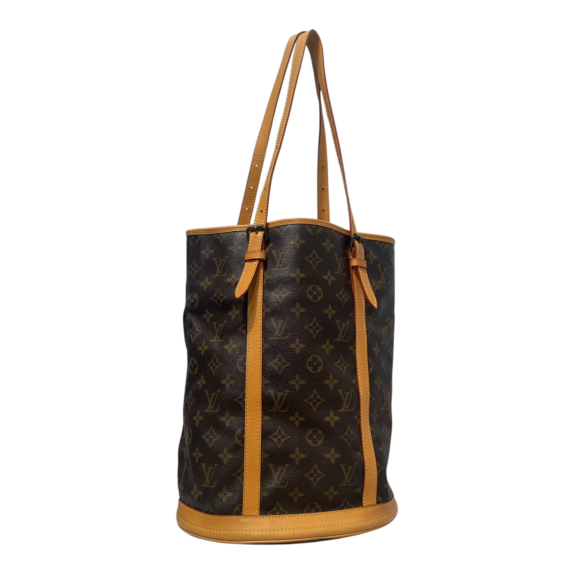 LOUIS VUITTON/Tote Bag/Monogram/Leather/BRW/Bucket Monogram Tote view 3