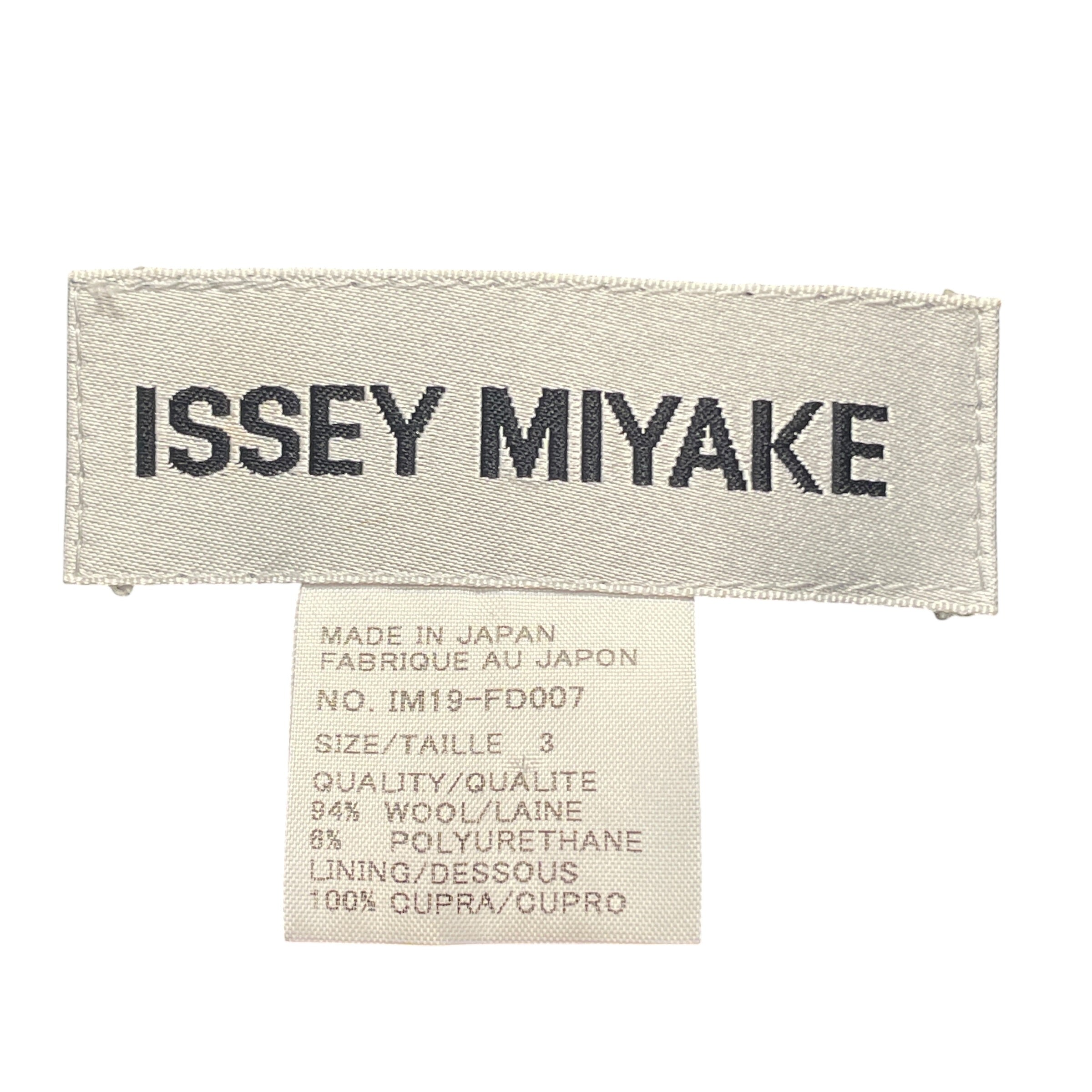 ISSEY MIYAKE/Tailored Jkt/3/Wool/BLK/90S BLAZER view 3