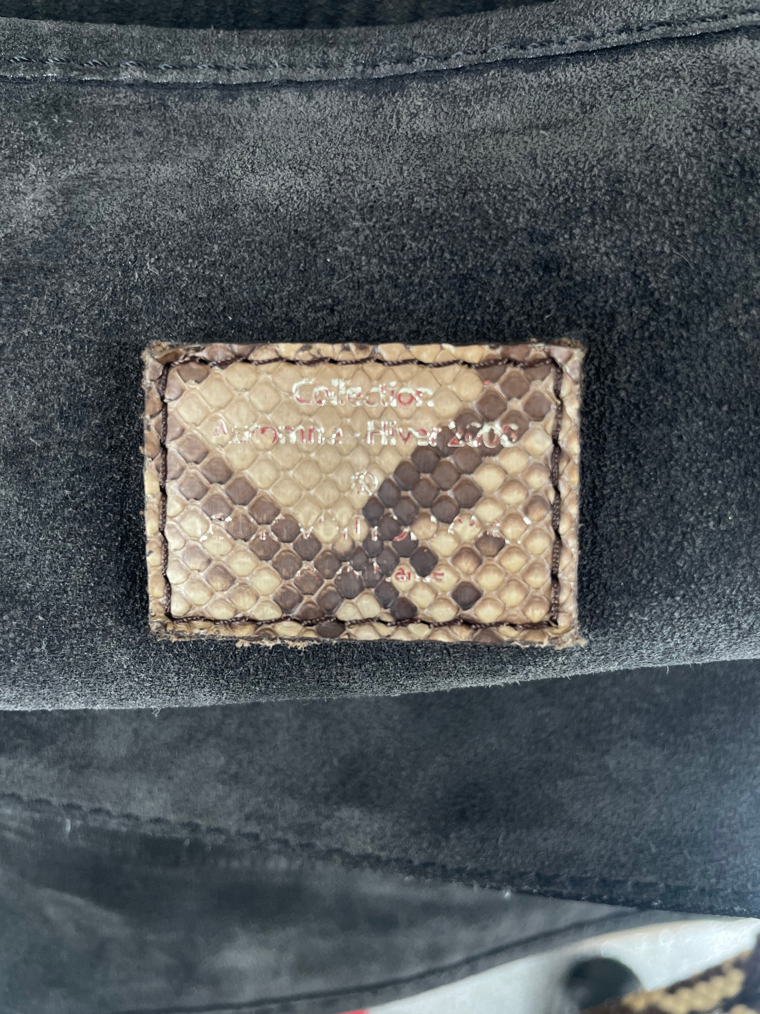 LOUIS VUITTON/Bag/Monogram/Suede/BLK/AW 2006 view 3