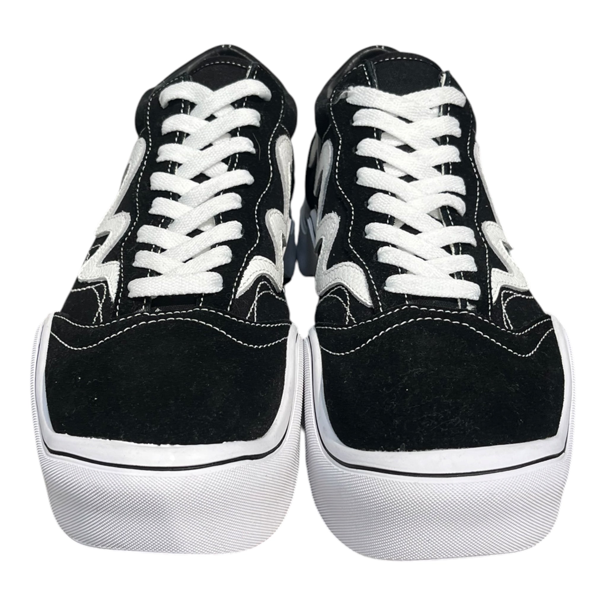 MSCHF/Low-Sneakers/US 9/BLK/super wavy sole view 2