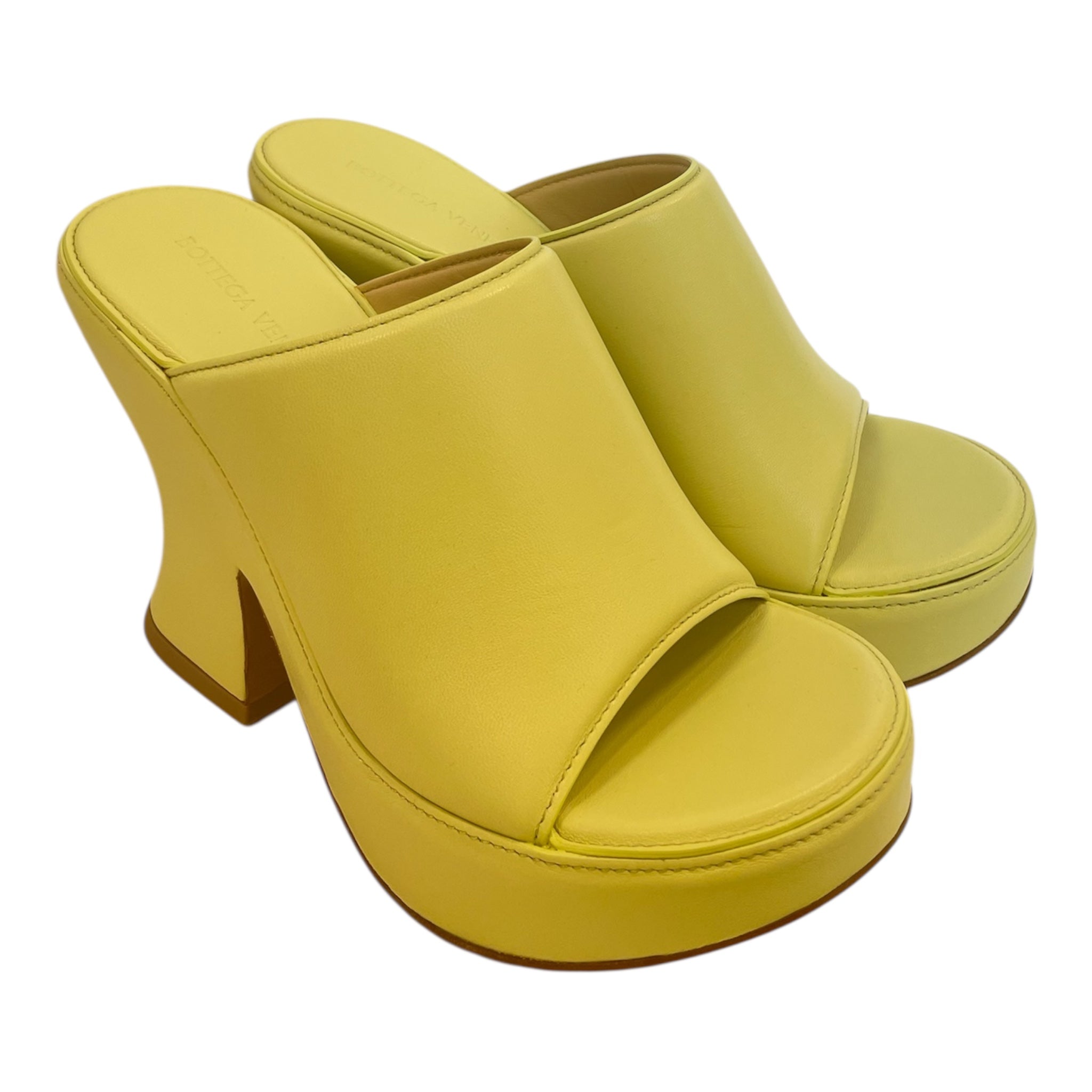 BOTTEGA VENETA/Shoes/EU 37/Leather/GRN/SANDALS/SEAGRASS GRN view 1