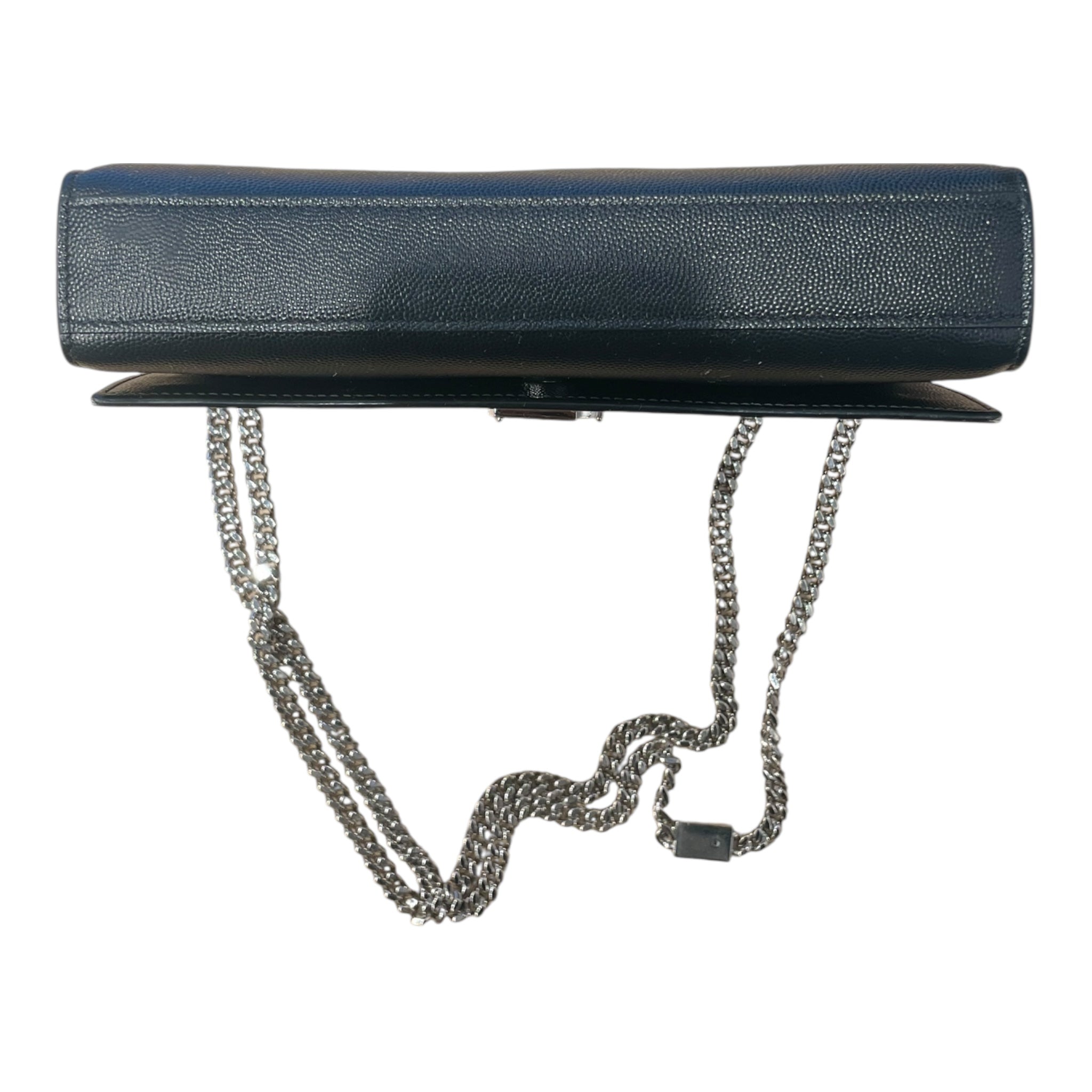 YVES SAINT LAURENT/Cross Body Bag/Leather/BLK/KATE view 3