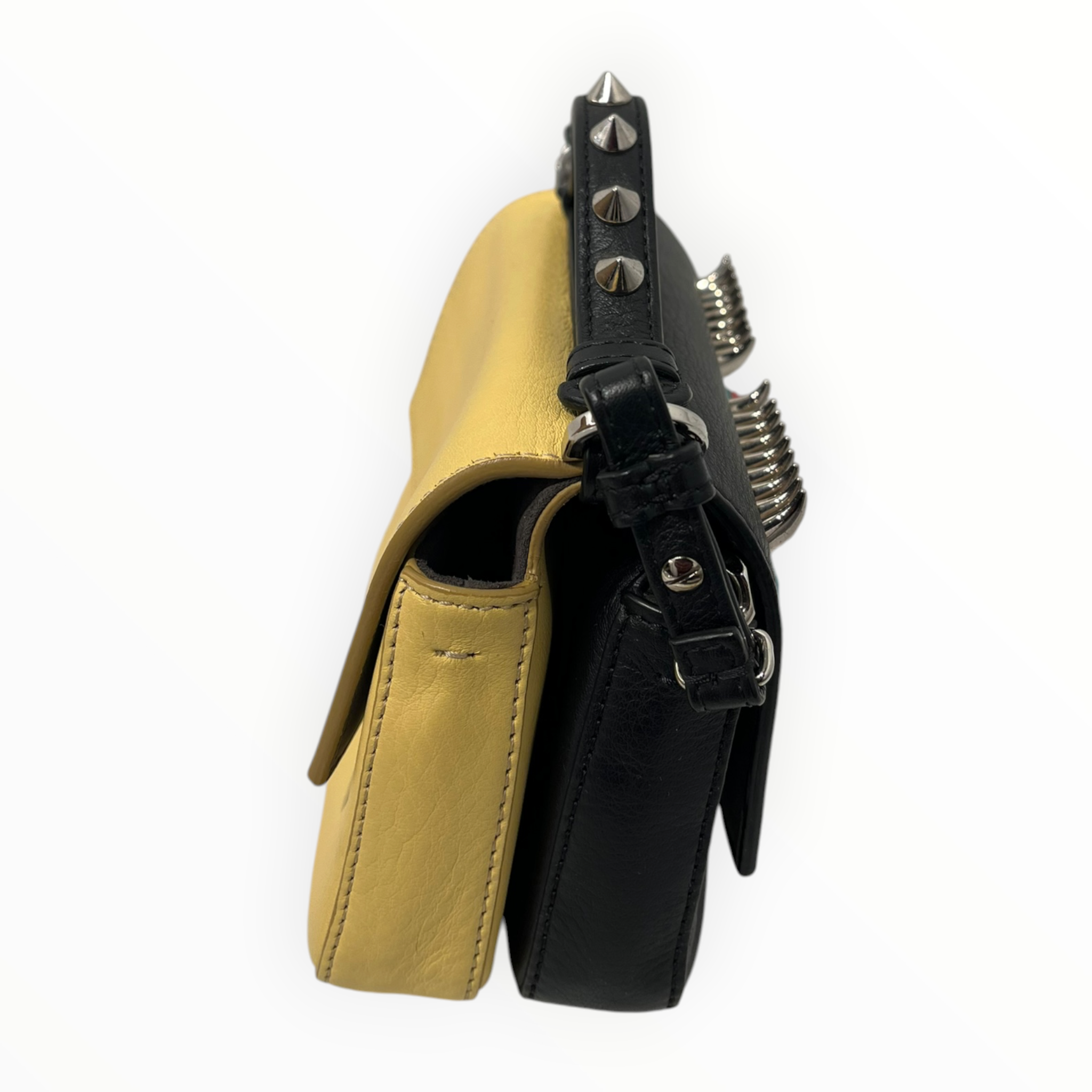 FENDI/Bag/Leather/BLK/DOUBLE BAGUETTE MINI FACE view 5