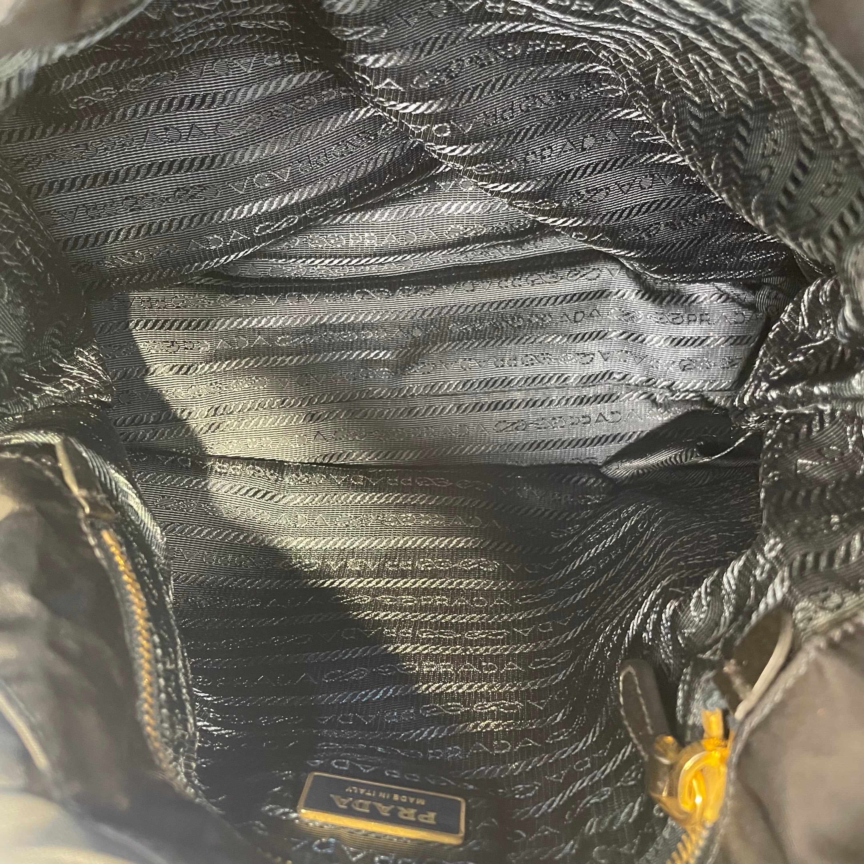 PRADA/Hand Bag/BLK/NYLON PUFFER HOBO BAG view 4