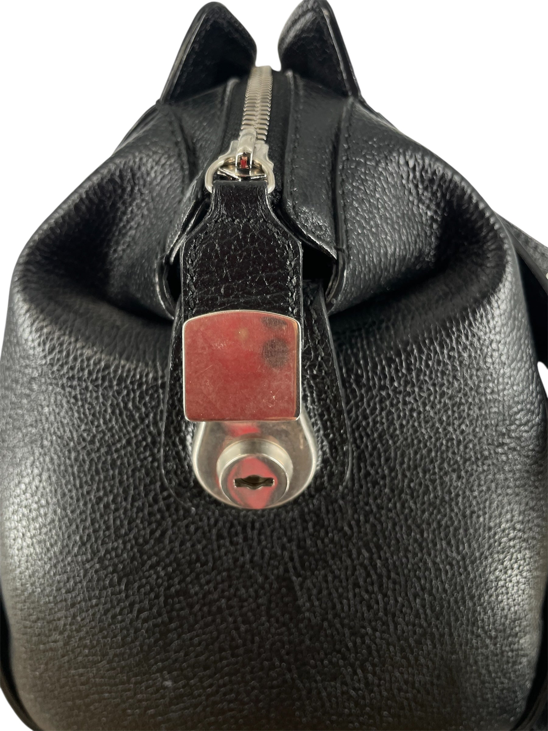BALENCIAGA/Boston Bag/Graphic/Leather/BLK/PINK BLUE GRAPHIC LOGO BOSTON view 5