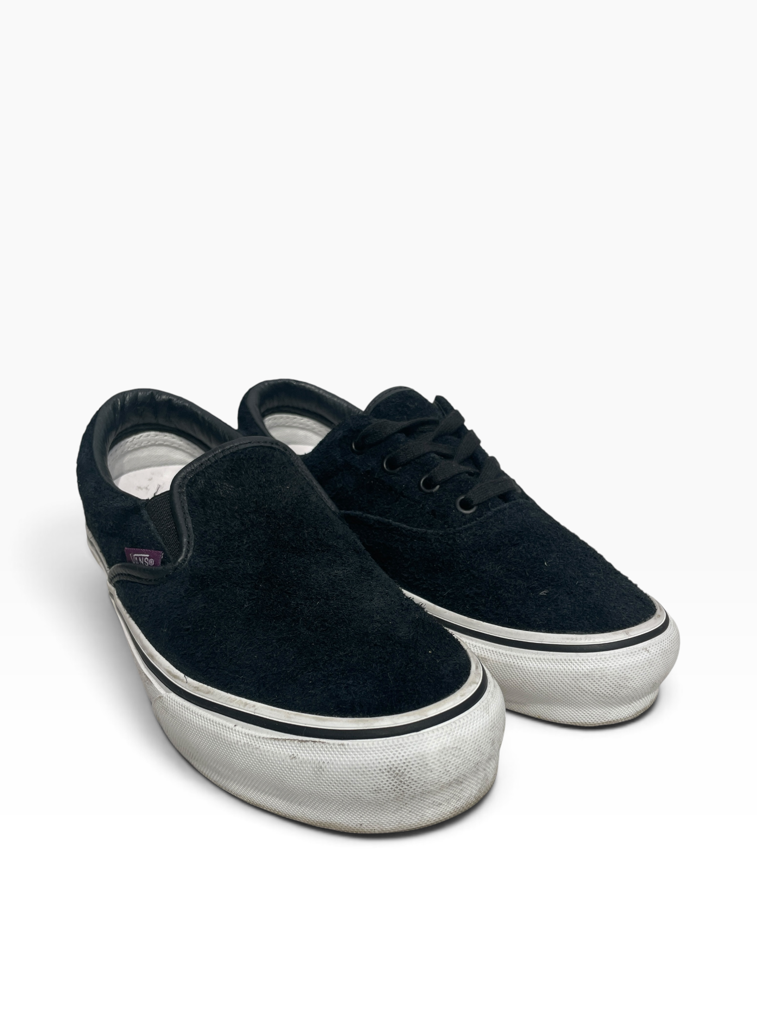 VANS VAULT/Needles/Low-Sneakers/US 6/Suede/BLK/mix match view 1