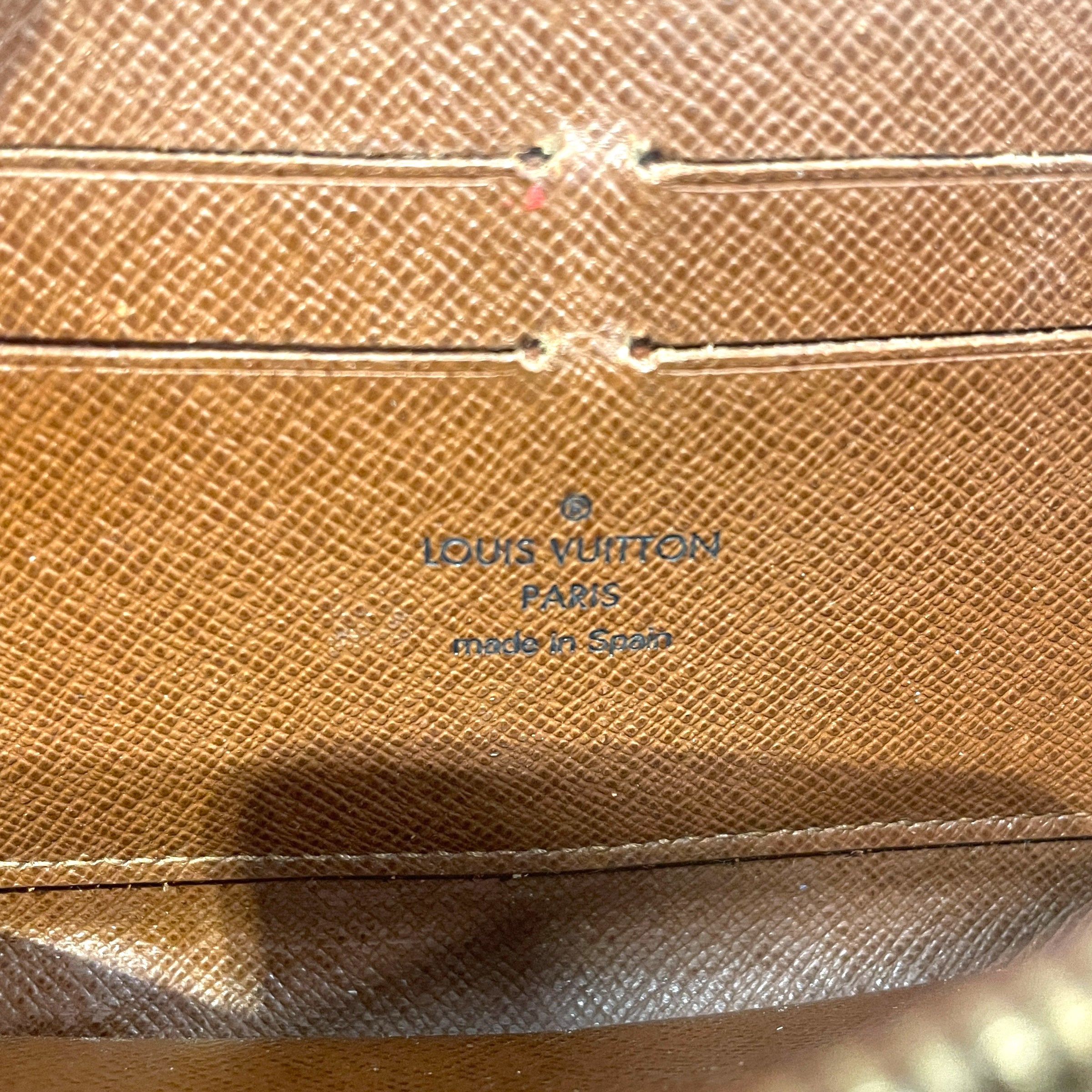 LOUIS VUITTON/Long Wallet/Monogram/Leather/BRW/M's/Zippy view 4
