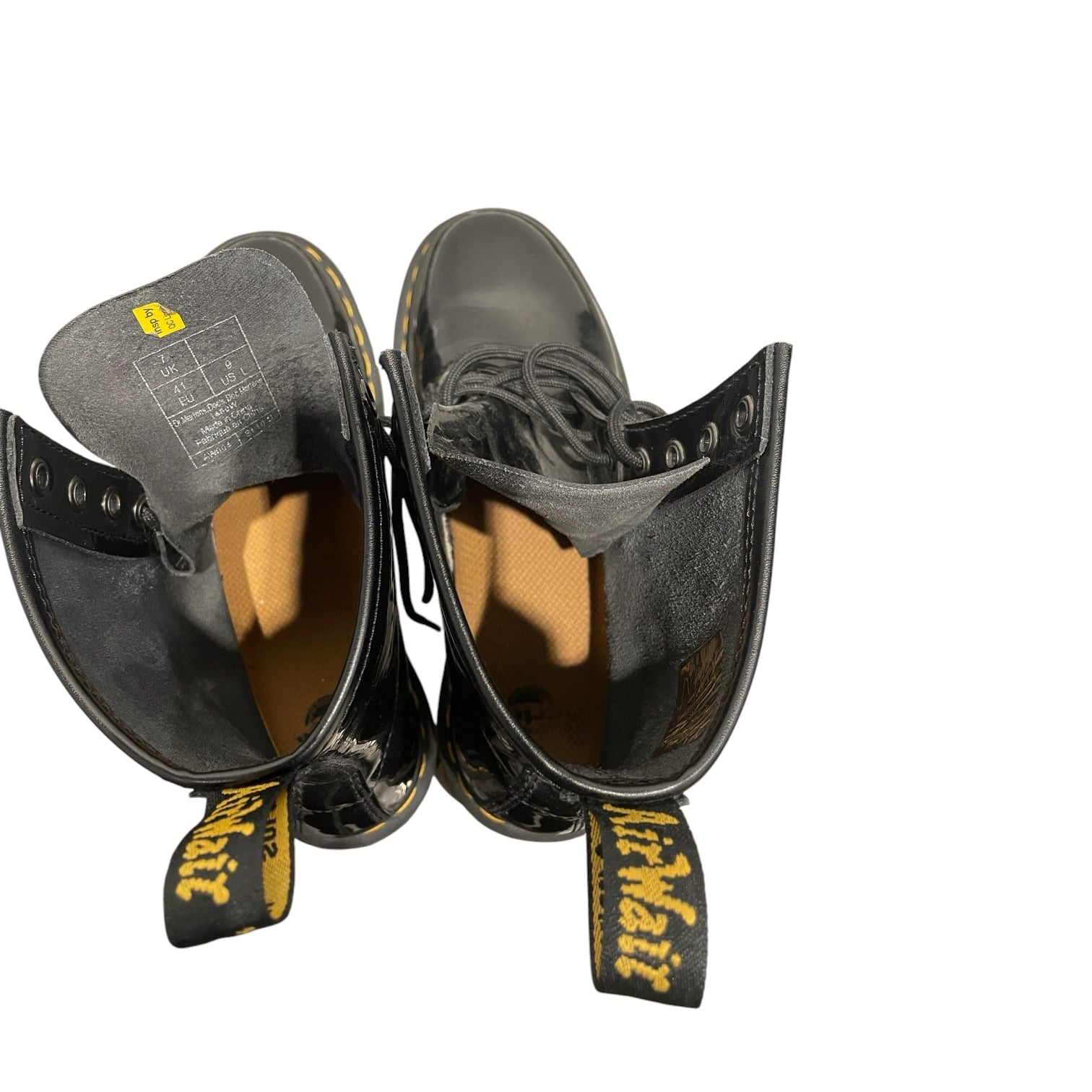 Dr.Martens/Lace Up Boots/US 9/Leather/BLK/Patent Leather 1460 8-Eye Boot view 3