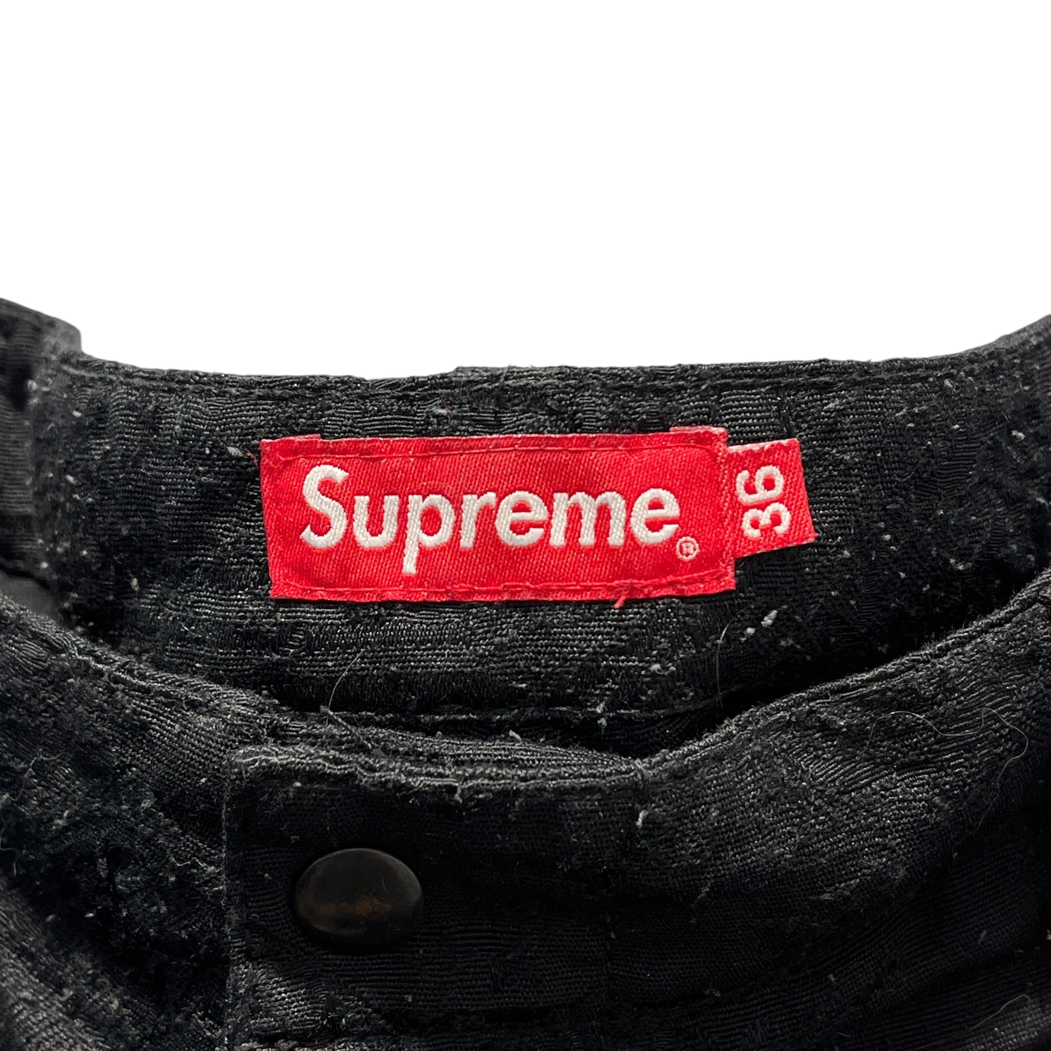 Supreme/Cargo Pants/36/Cotton/BLK/Floral Pattern/TAPESTRY view 4