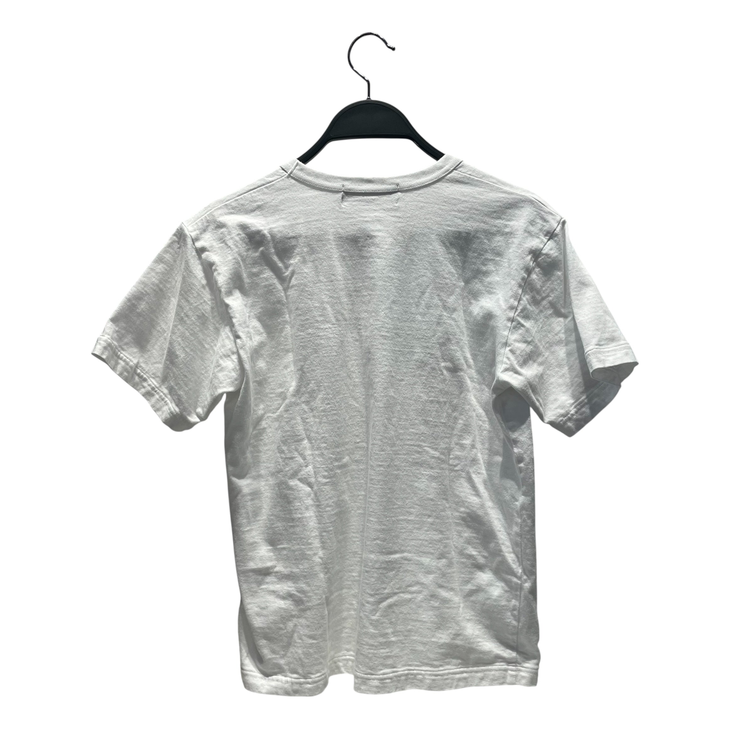 NIKE/COMME des GARCONS/T-Shirt/S/Cotton/WHT/LIVE FREE WITH STRONG WILL view 2