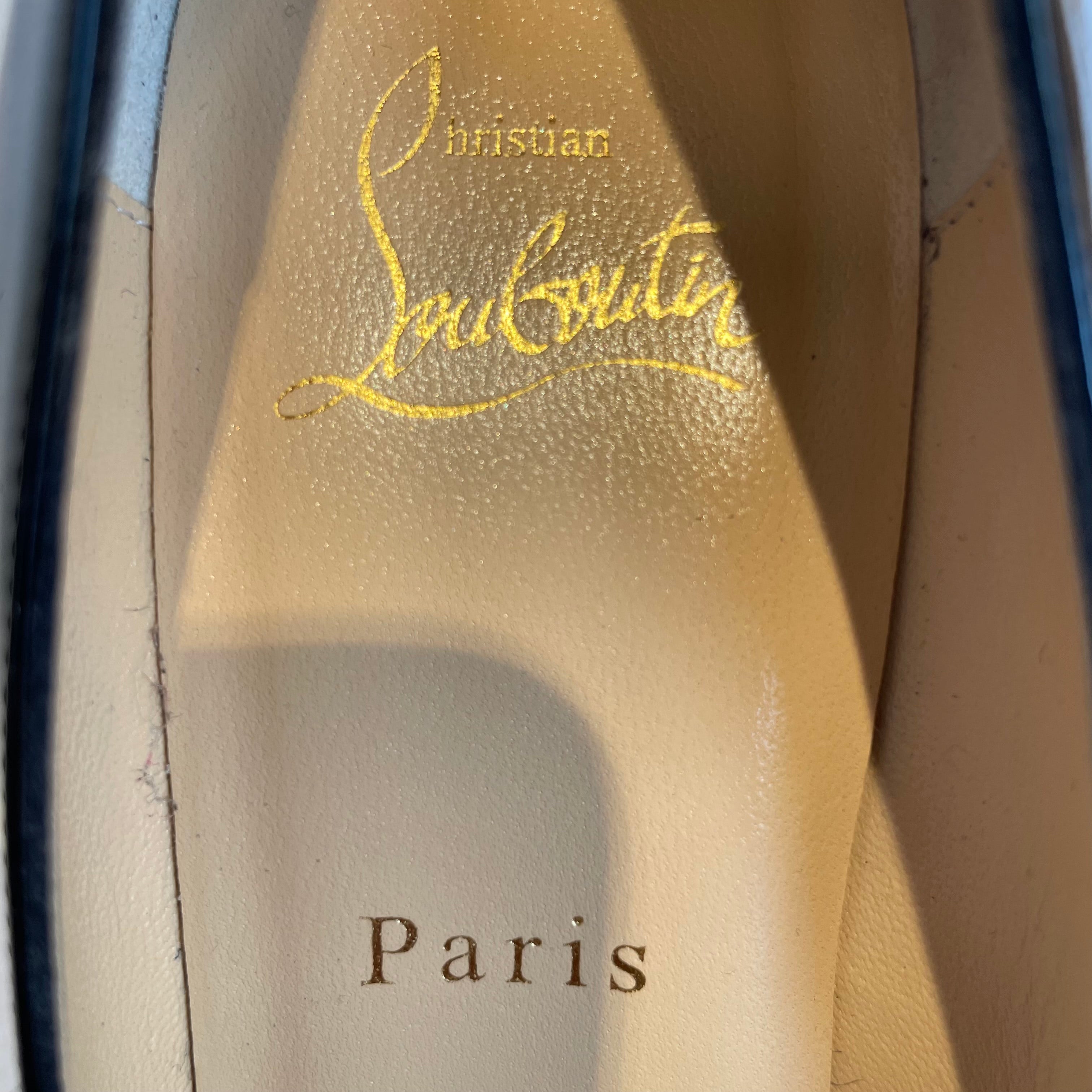 Christian Louboutin/Heels/EU 36.5/BLK/miss z patent leather pumps view 4