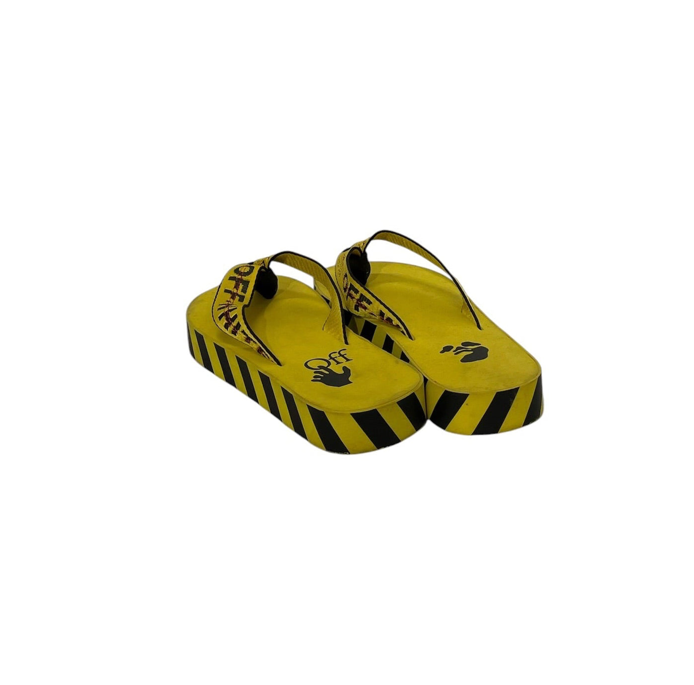 OFF-WHITE/Sandals/EU 37/Stripe/Nylon/YEL/ view 2