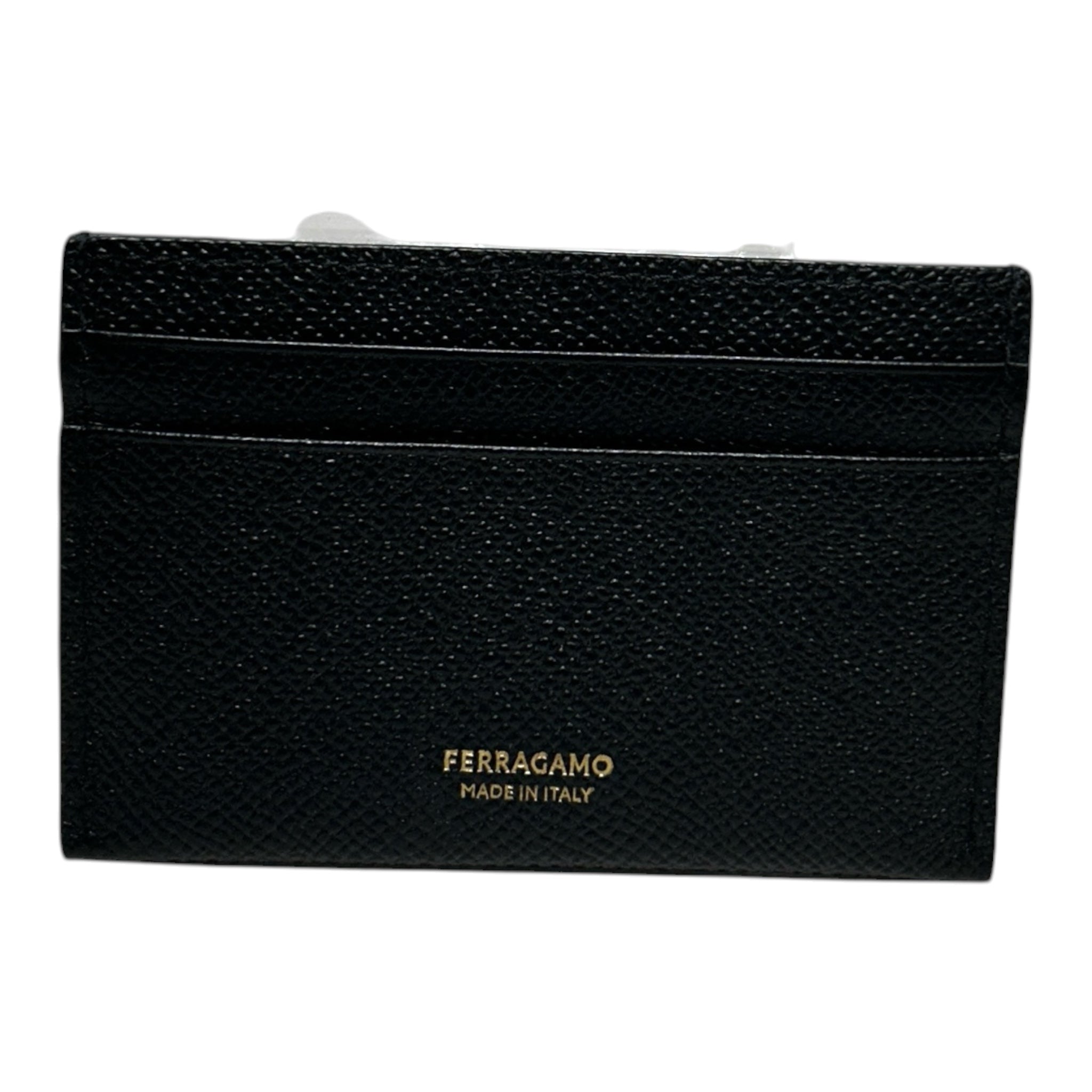 Salvatore Ferragamo/Wallet/Leather/BLK/M's/CARD WALLET view 2