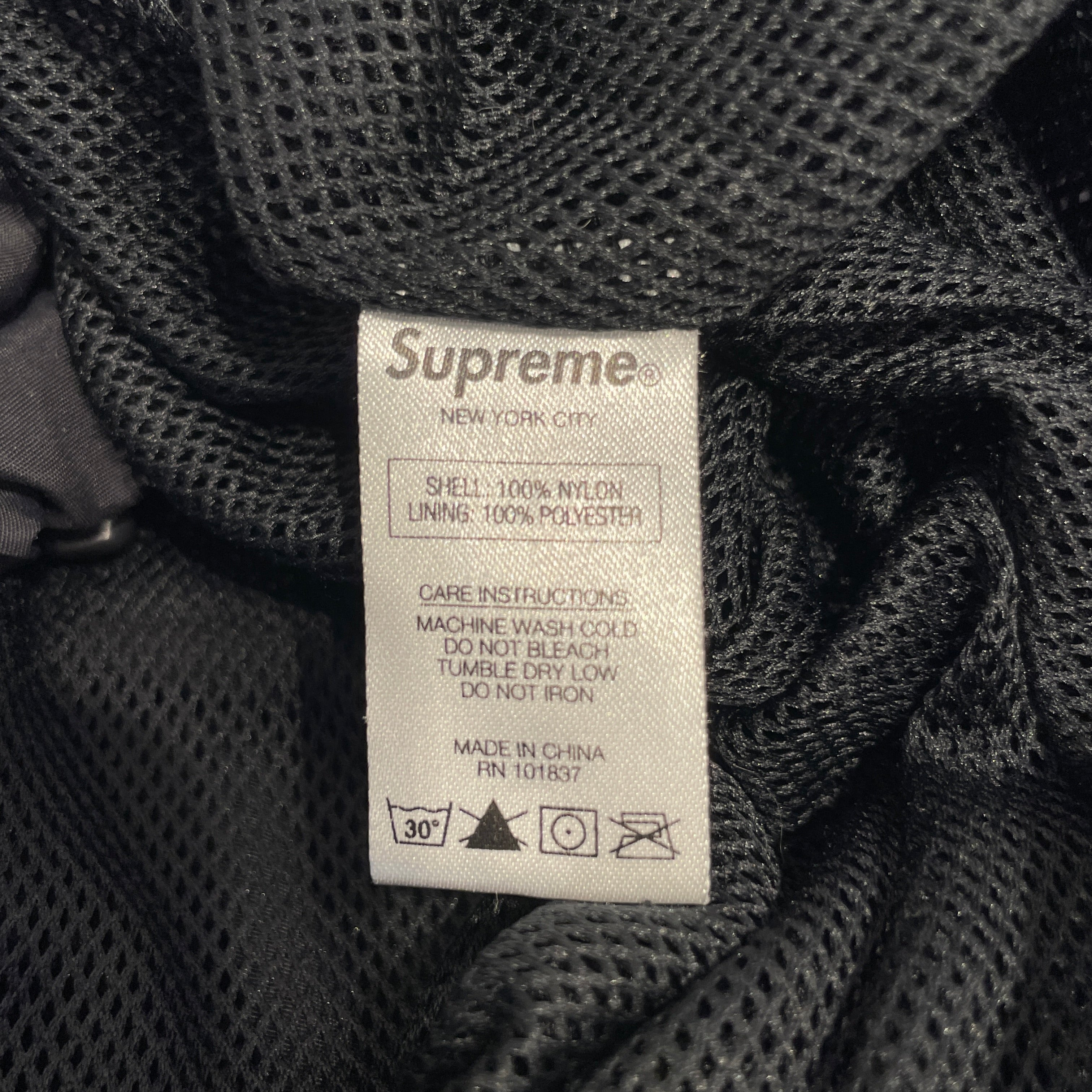 Supreme/Windbreaker/L/BLK/SS17 STRIPE WINDBREAKER view 3