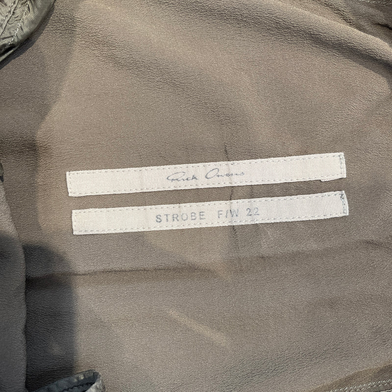 Rick Owens/Bottoms/6/GRY/drawstring haram pant