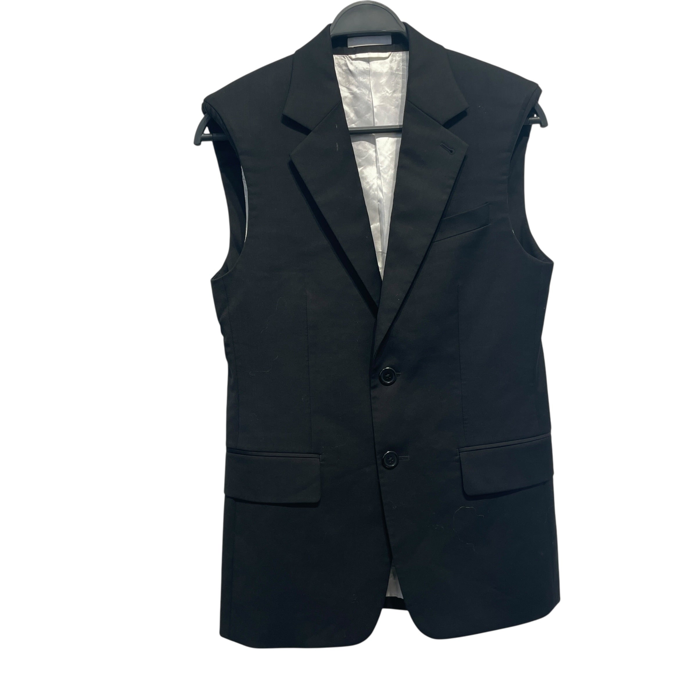 Helmut Lang/Vest/36/Cotton/BLK/ view 1