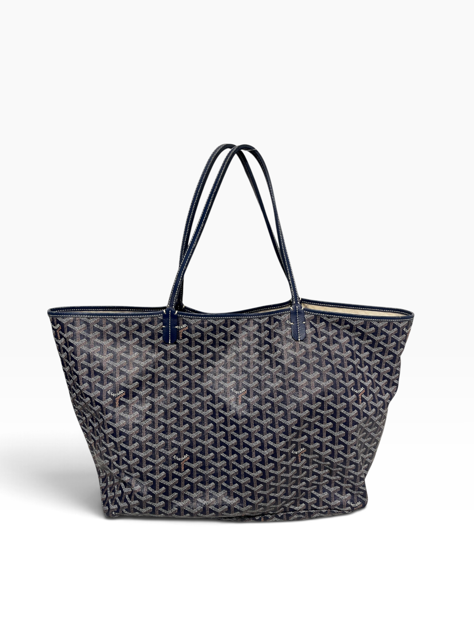 GOYARD/Tote Bag/All Over Print/Leather/NVY/Saint Louis view 3