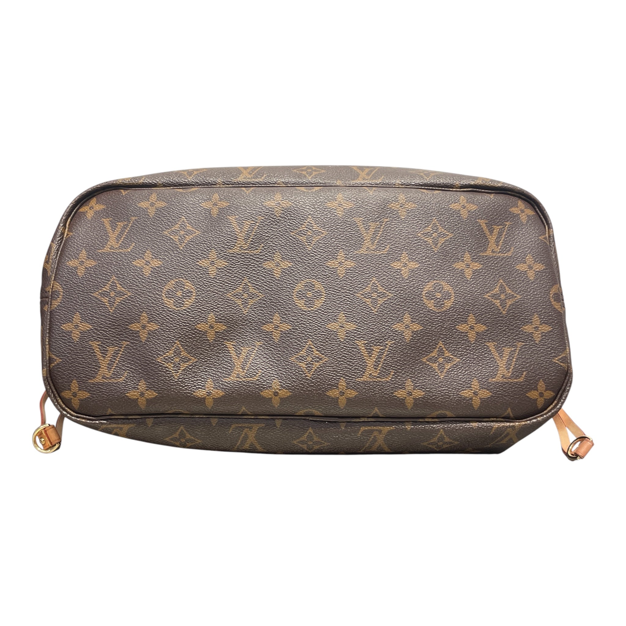 LOUIS VUITTON/Tote Bag/Monogram/Leather/BRW/NEVERFULL view 3