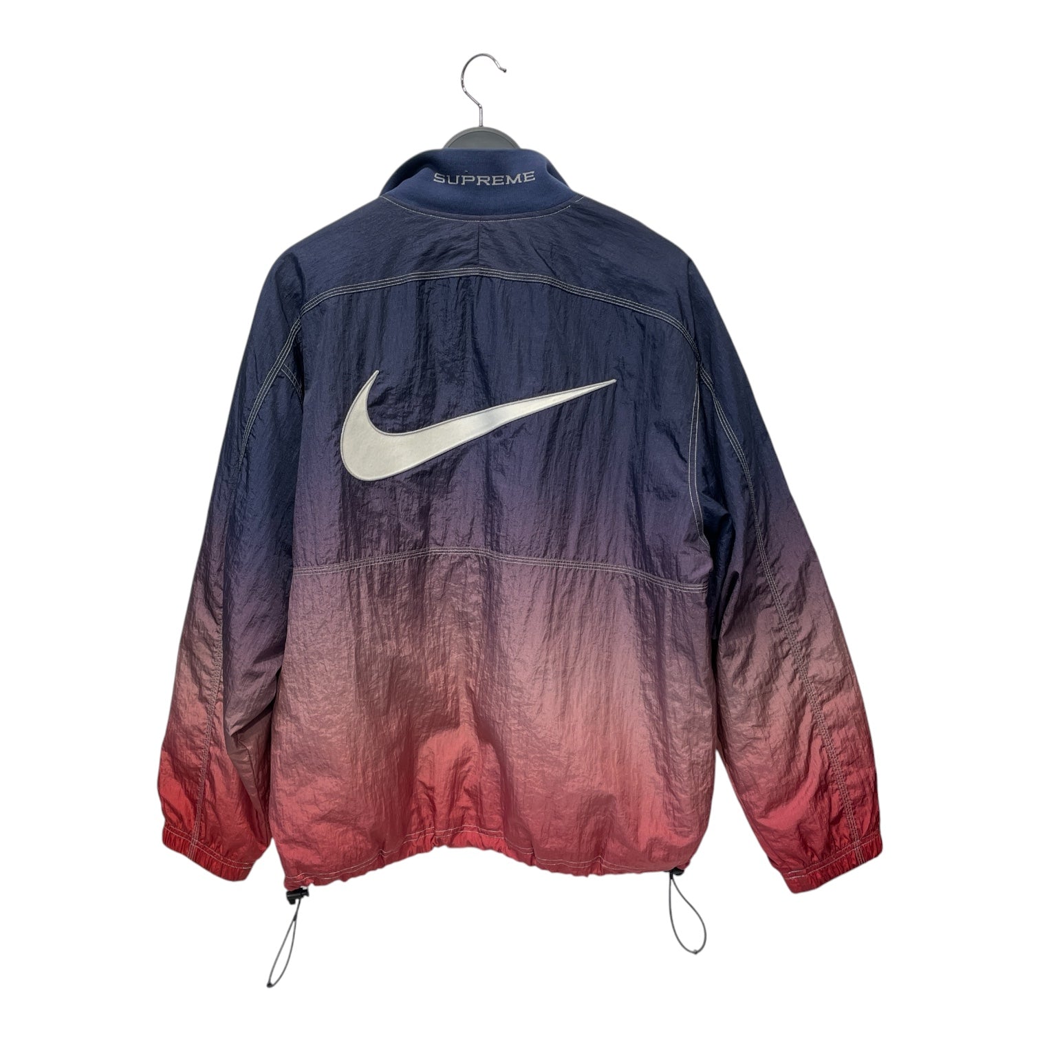 Supreme/NIKE/Windbreaker/M/Nylon/NVY/All Over Print/1/4 ZIP RIPSTOP view 2