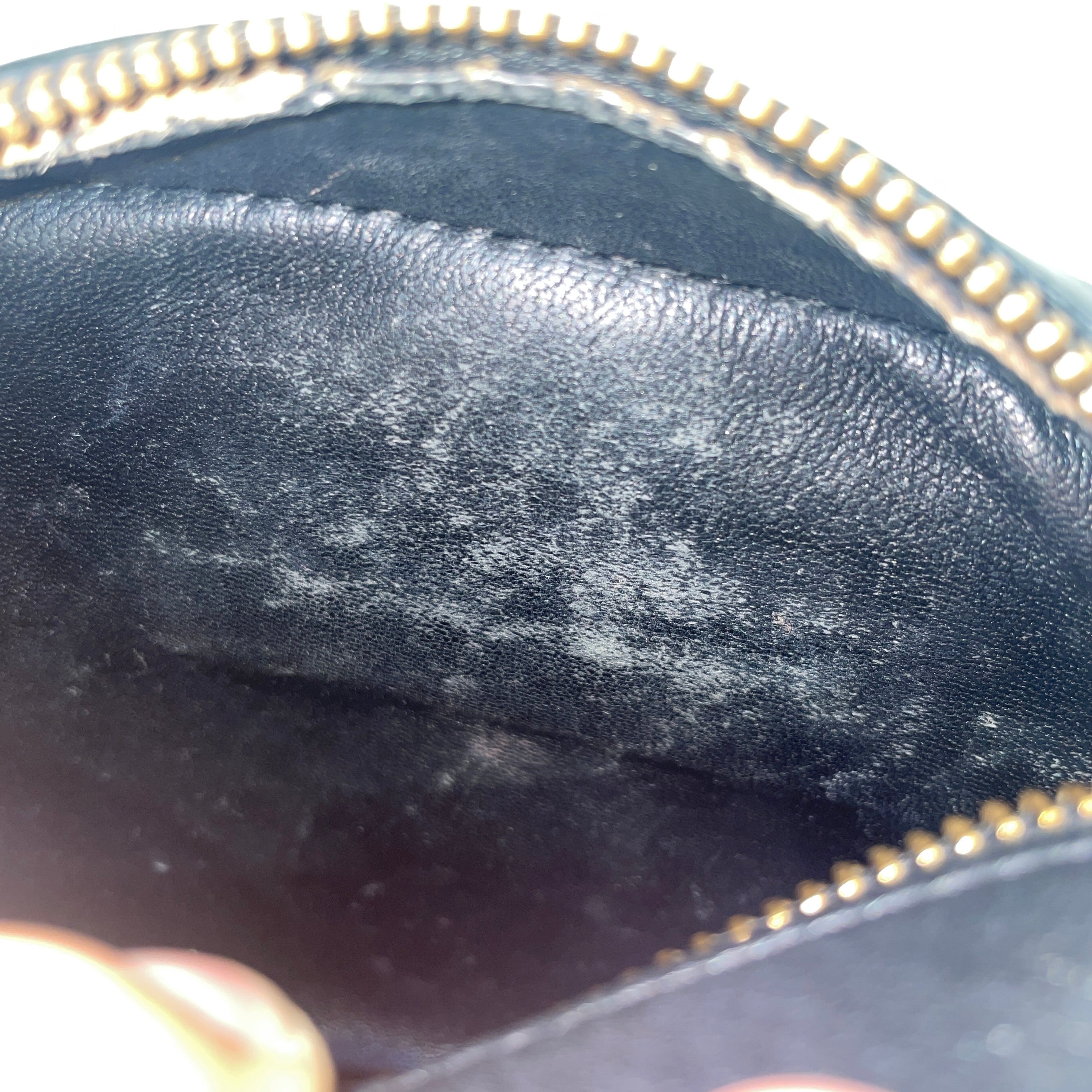 GIANNI VERSACE/Cross Body Bag/Leather/BLK/Vitello Virtus Camera Bag view 4