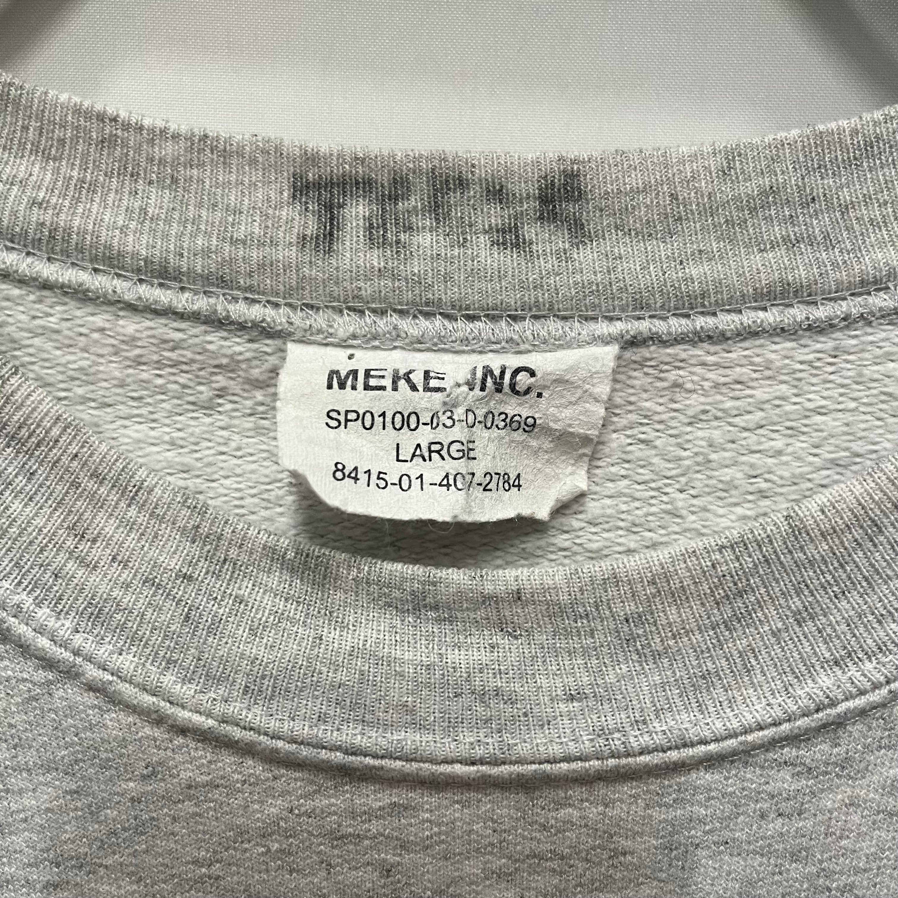 U.S.AIR FORCE/Sweatshirt/L/Gray/Cotton/ view 3