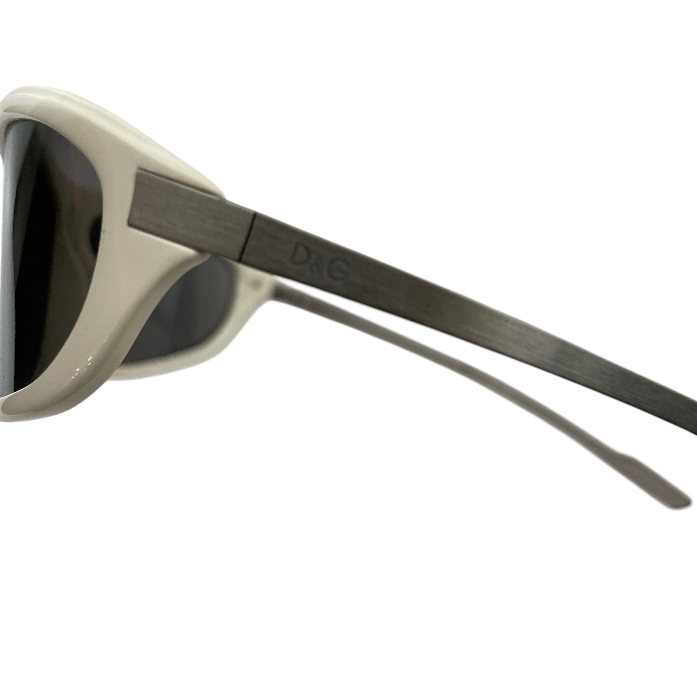 DOLCE&GABBANA/Sunglasses/Plastic/WHT/SILVER LEGS view 3