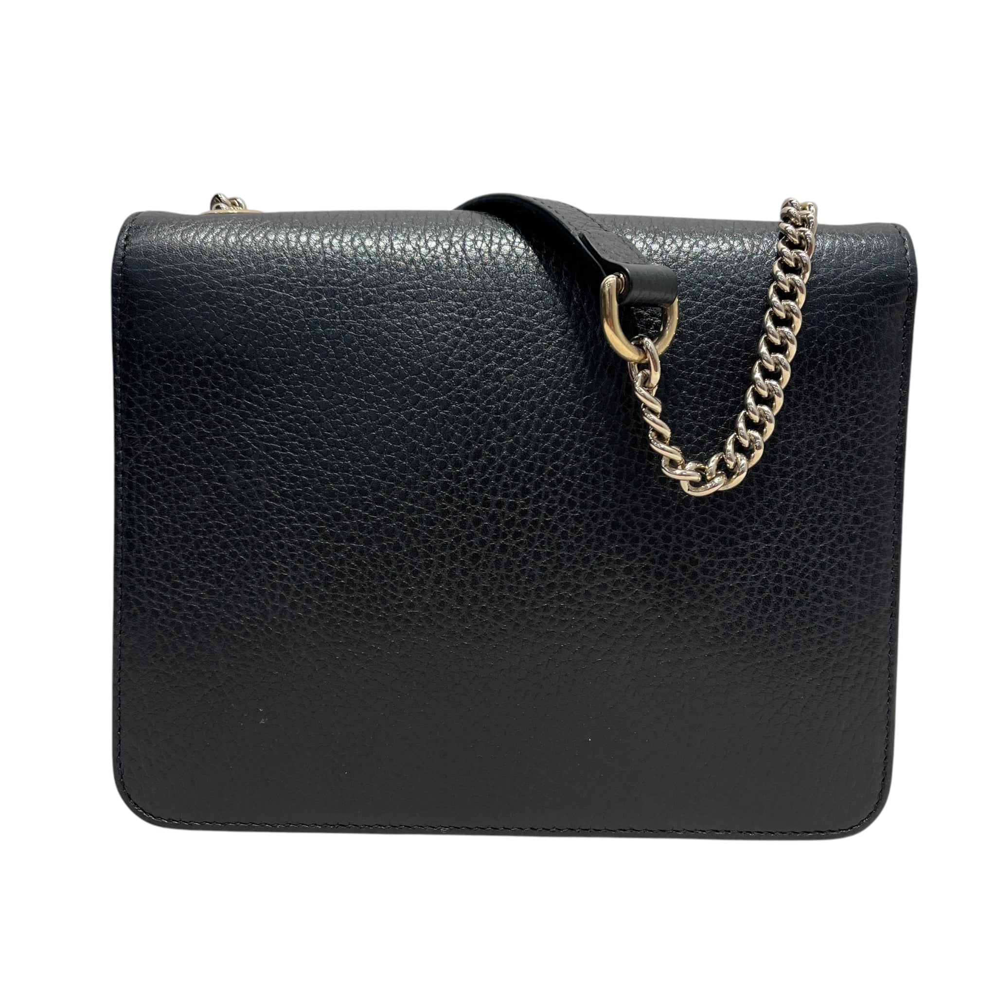 GUCCI/Hand Bag/Leather/BLK/INTERLOCKING G view 2