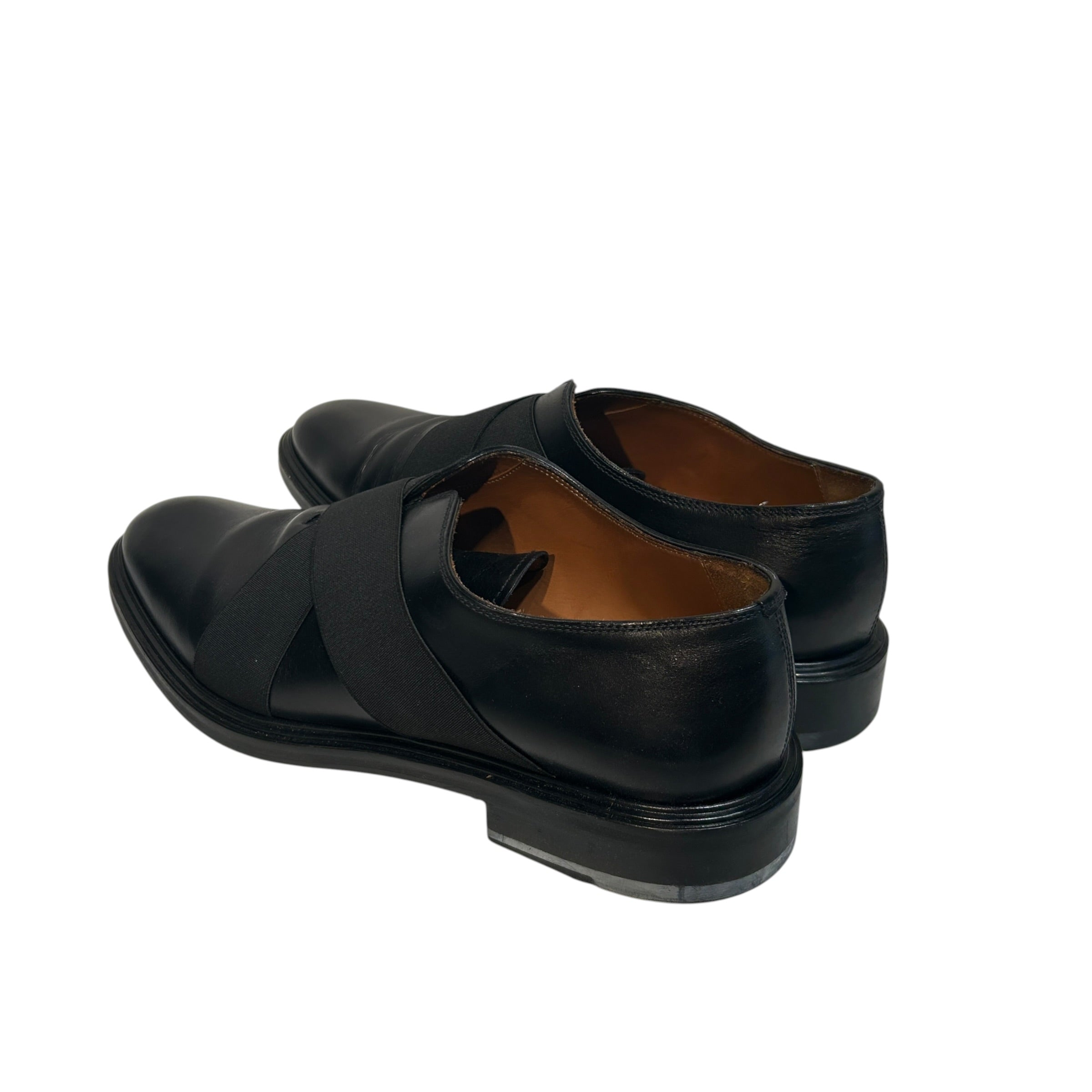 GIVENCHY/Dress Shoes/EU 44/Leather/BLK/Cross Strap Elastic view 2