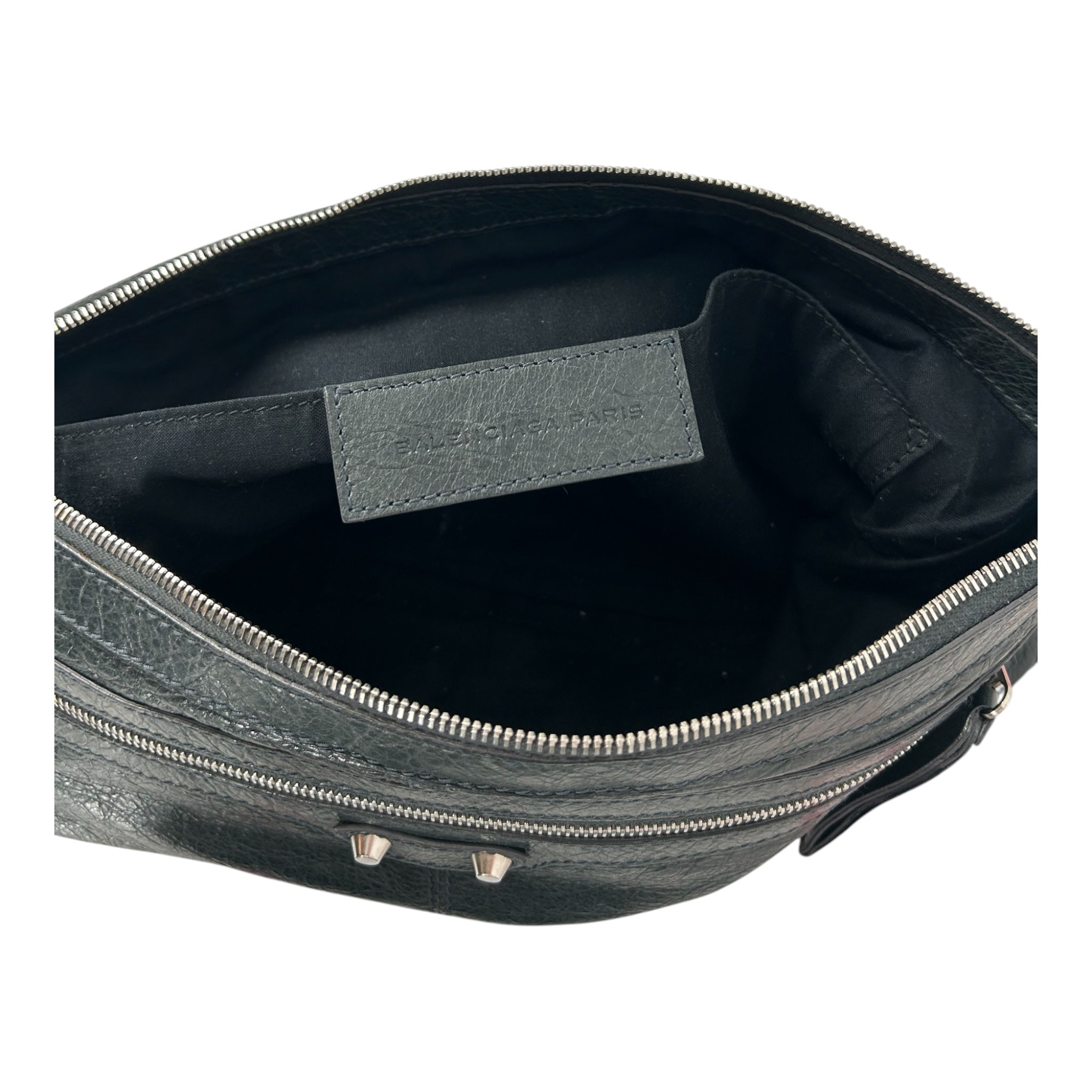 BALENCIAGA/Clutch Bag/Leather/GRY/LE CITY CLUTCH view 6