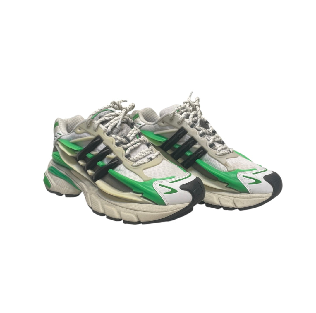 PHARRELL WILLIAMS/adidas/Low-Sneakers/US 9.5/Cotton/WHT/VIRGINIA JELLYFISH WHT/GRN view 1